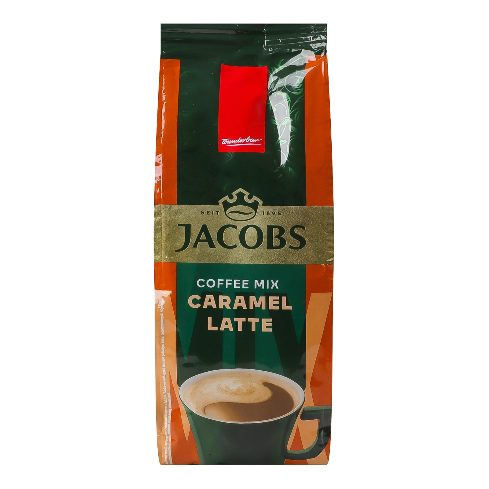 Напій кавовий Jacobs Caramel latte розчинний 3в1 450г Фото №:1