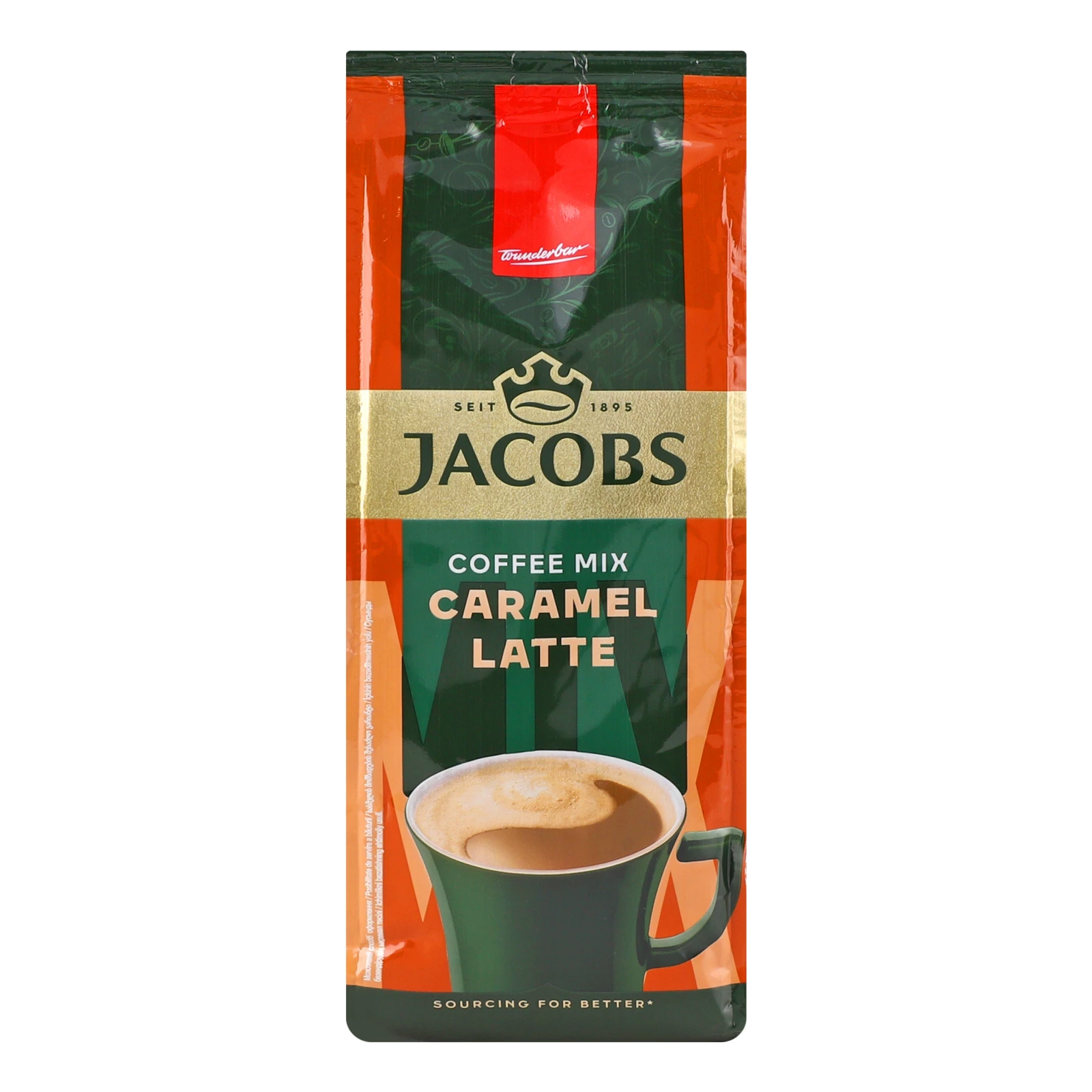 Напій кавовий Jacobs Caramel latte розчинний 3в1 450г Фото №:1