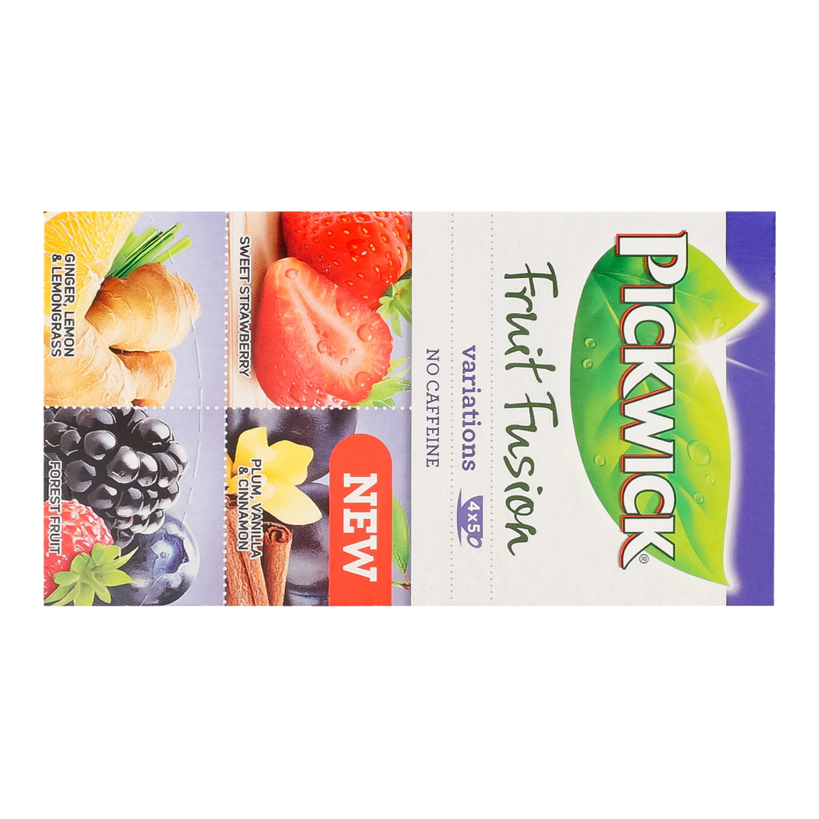 Чай Pickwick Fruit fusion Variations фруктово-трав'яний ароматизований зі шматочками фруктів і ягодами 20*2/1.75г Фото №:2