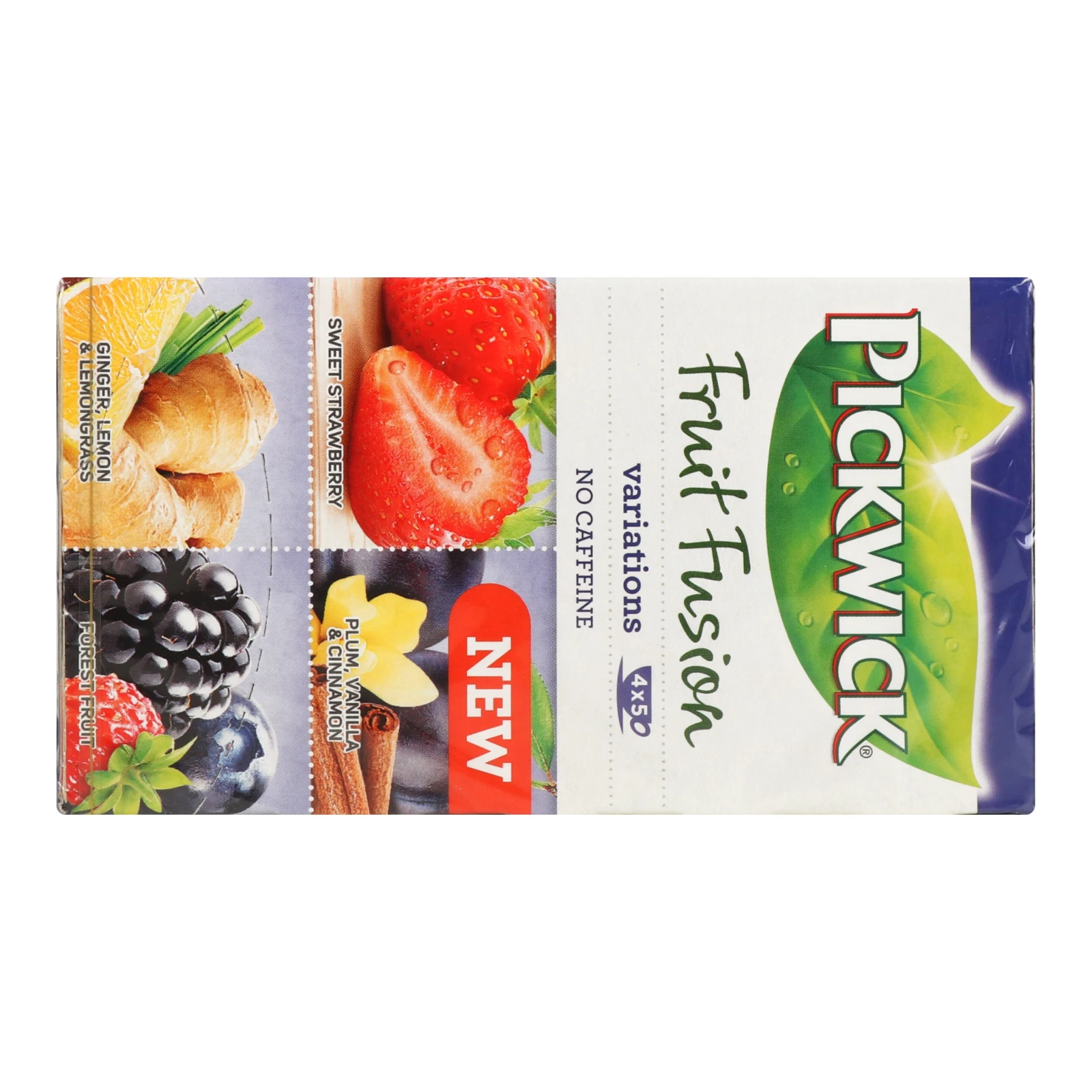 Чай Pickwick Fruit fusion Variations фруктово-трав'яний ароматизований зі шматочками фруктів і ягодами 20*2/1.75г Фото №:2
