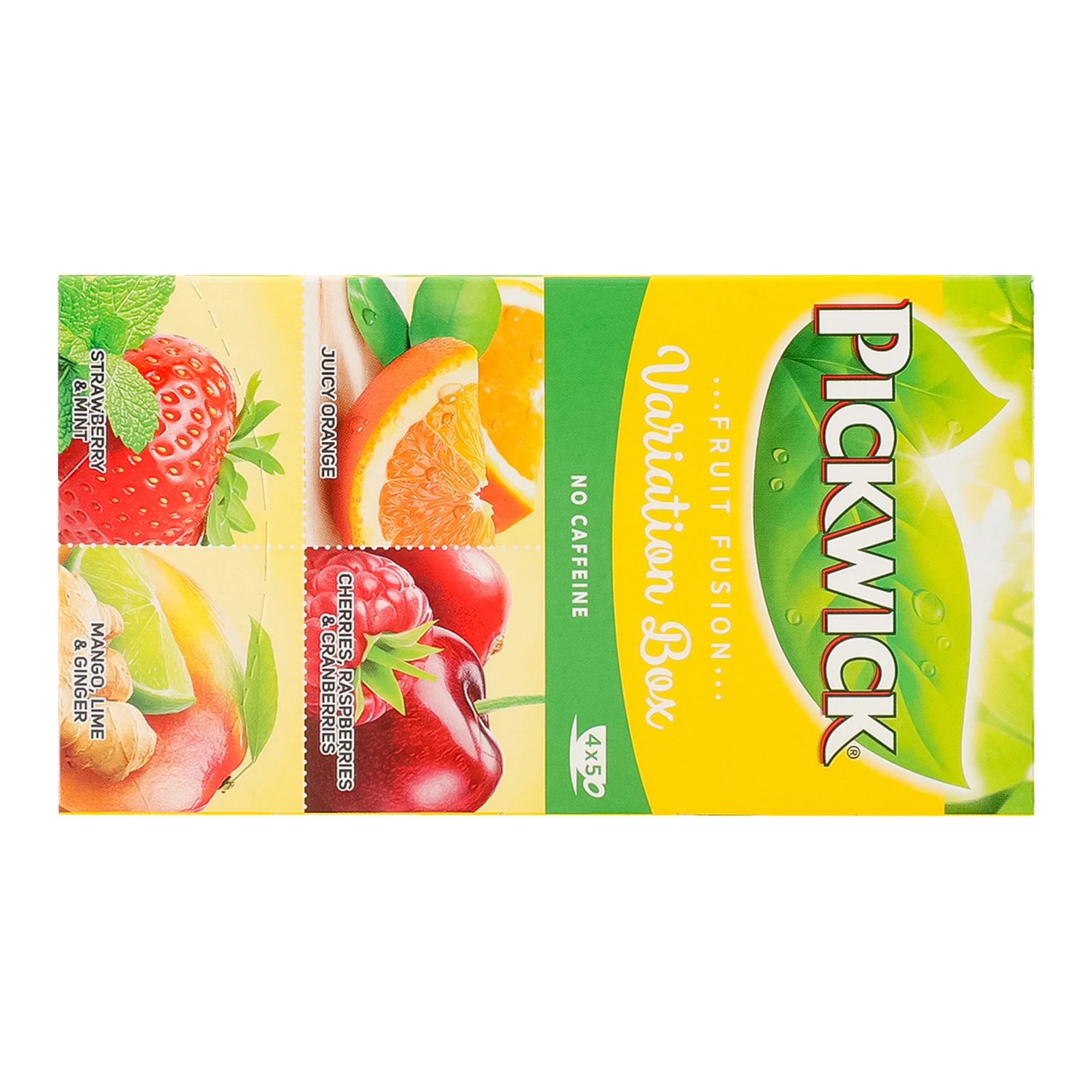 Чай Pickwick Fruit Fusion Variations фруктово-трав'яний ароматизований зі шматочками фруктів та ягодами 20*2/1.75г Фото №:2