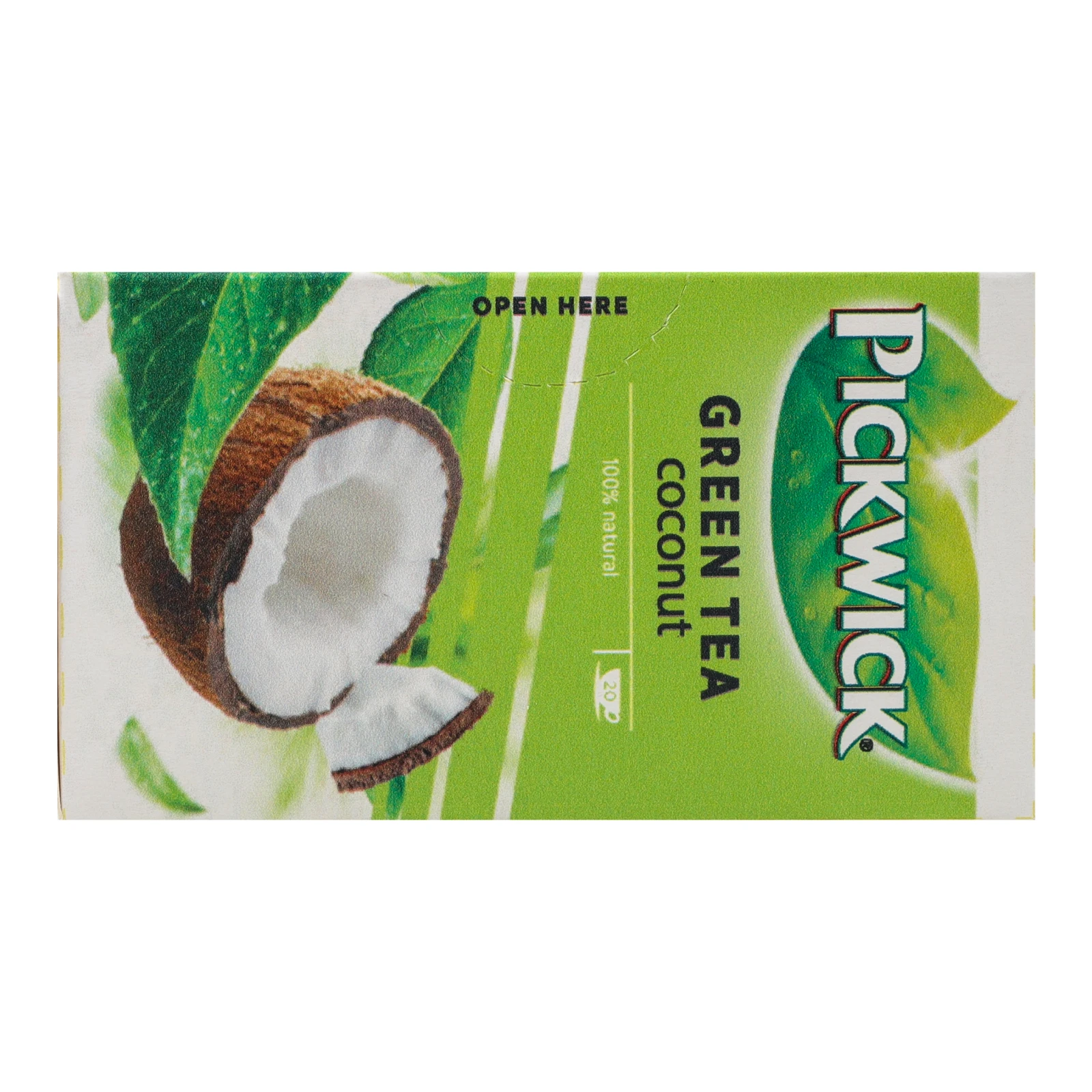 Чай Pickwick Coconut зелений ароматизований 20х1.5г Фото №:2