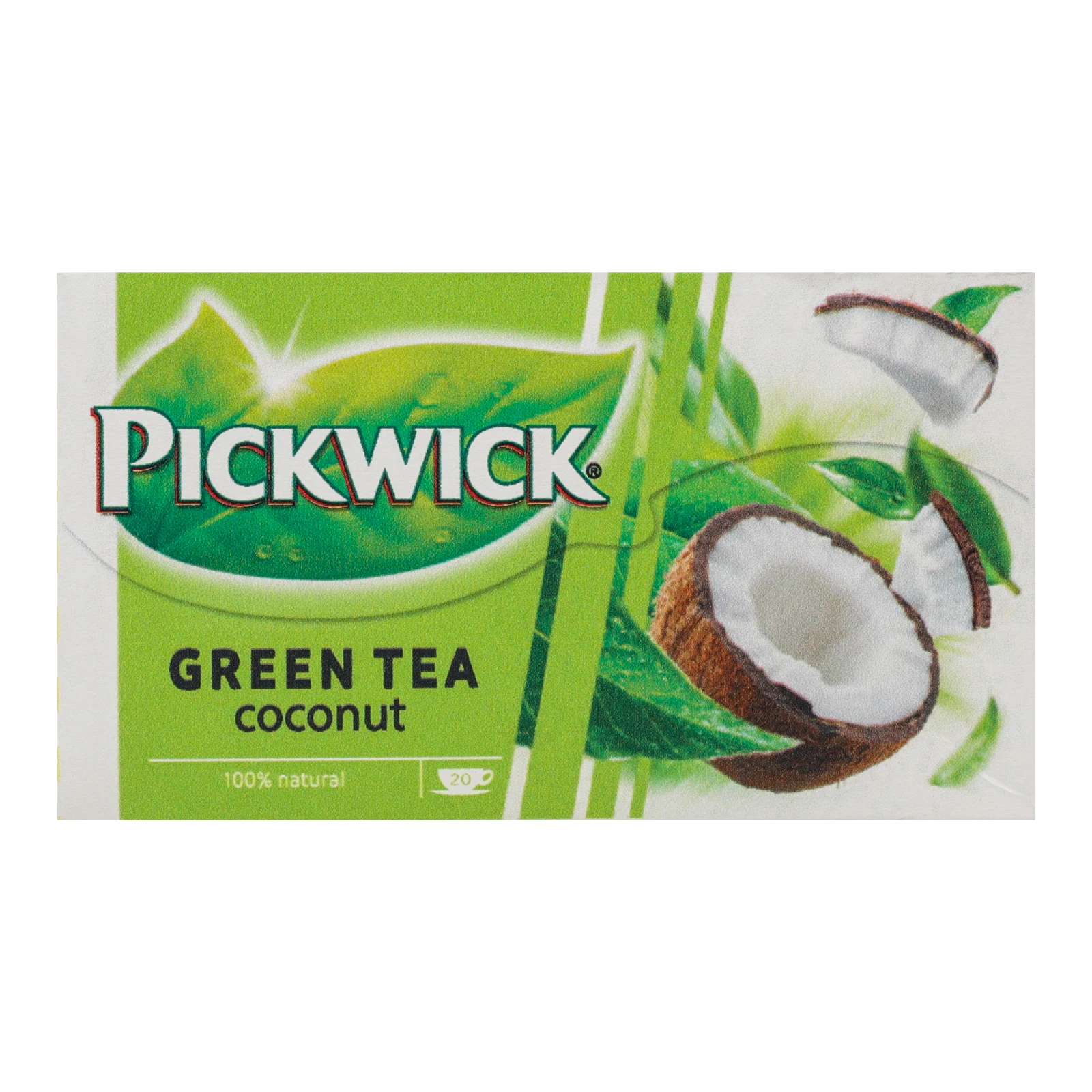 Чай Pickwick Coconut зелений ароматизований 20х1.5г Фото №:1