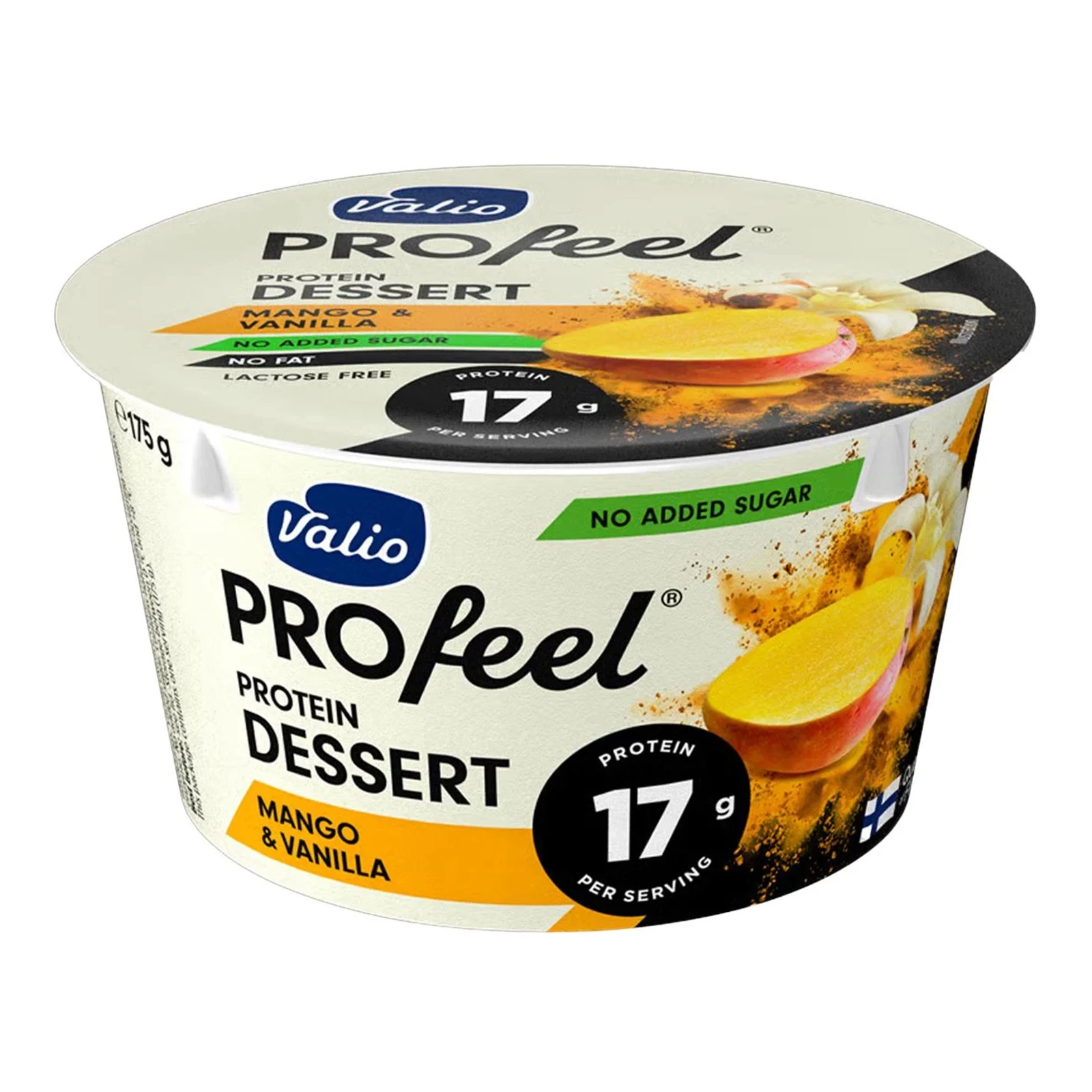 Снек Valio 175г сирковий протеїновий Ваніль і манго без лактози Фото №:1