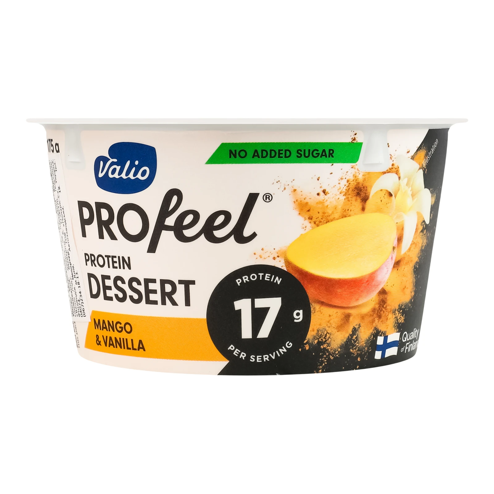 Сир Valio PROfeel м'який протеїновий без лактози зі смаком Манго та ванілі 175г