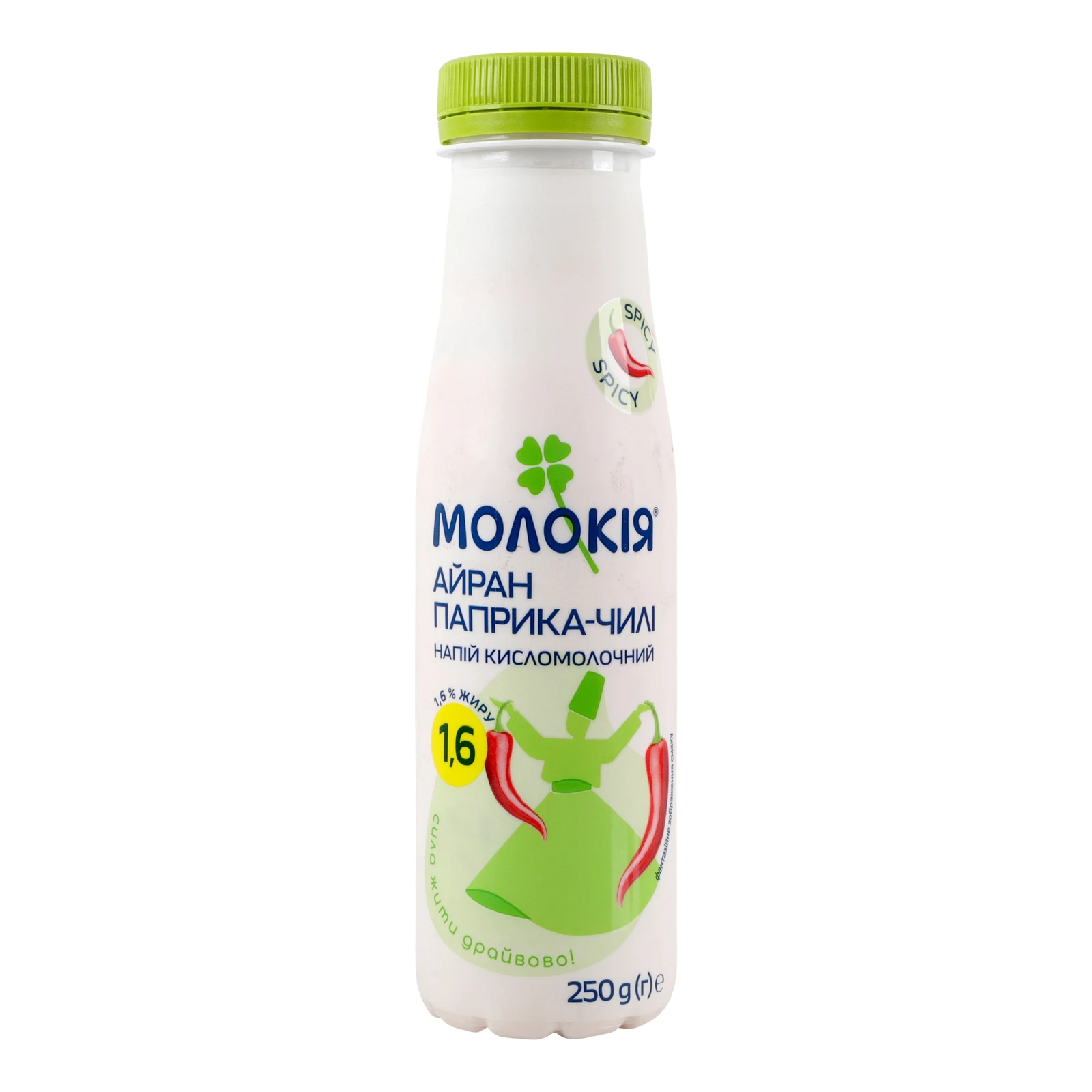 Айран Молокія Паприка-чилі 1.6% 250г Фото №:1