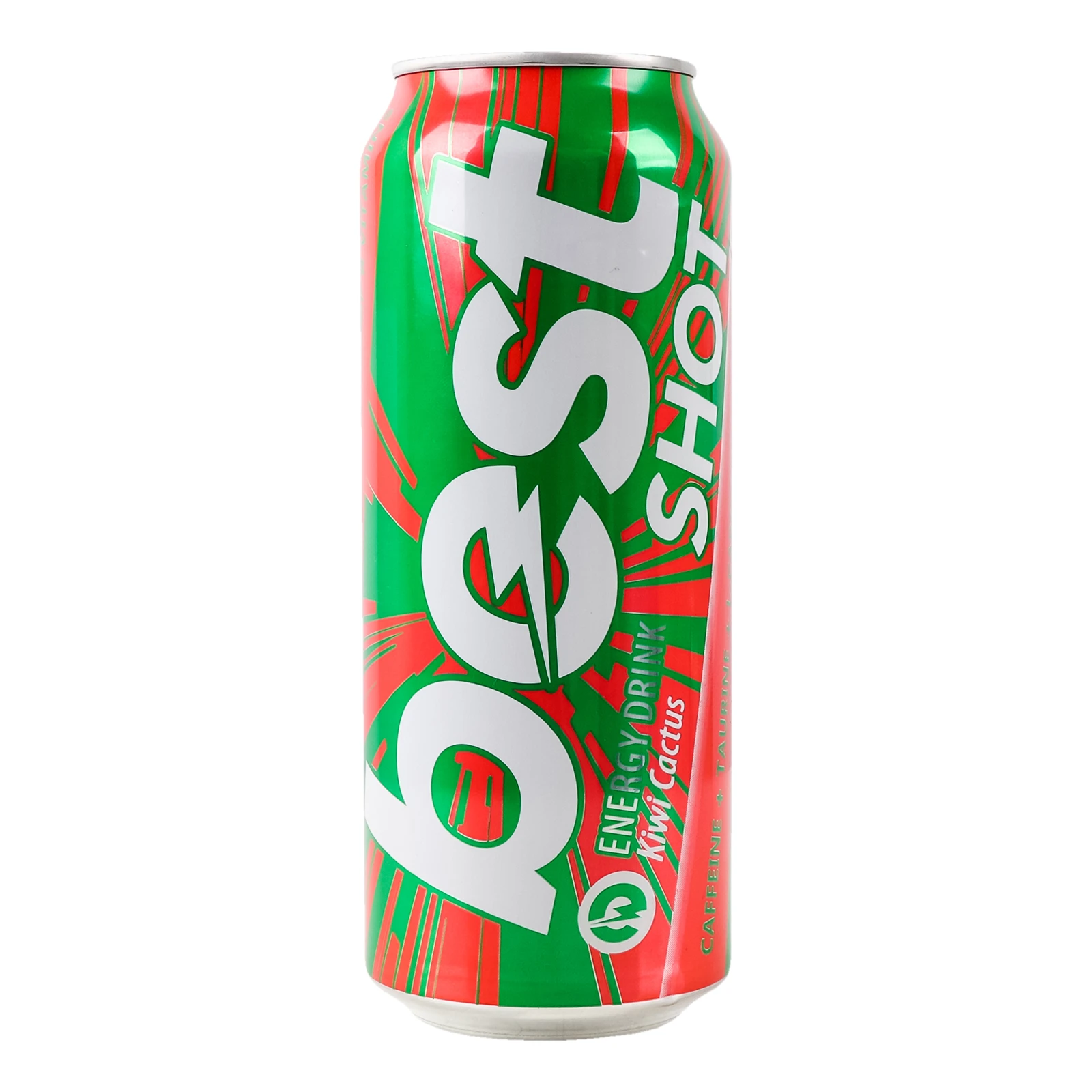 Напій енергетичний Best Shot соковмісний безалкогольний сильногазований Ківі-кактус 0.5л Фото №:1