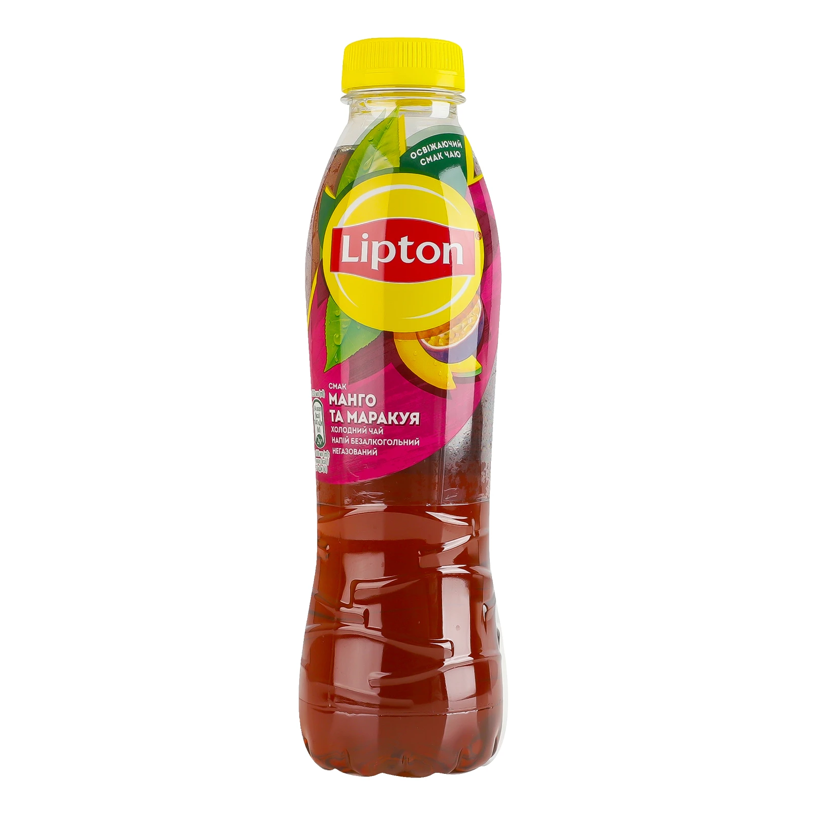 Чай холодний Lipton чорний зі смаком Манго та маракуя 500мл