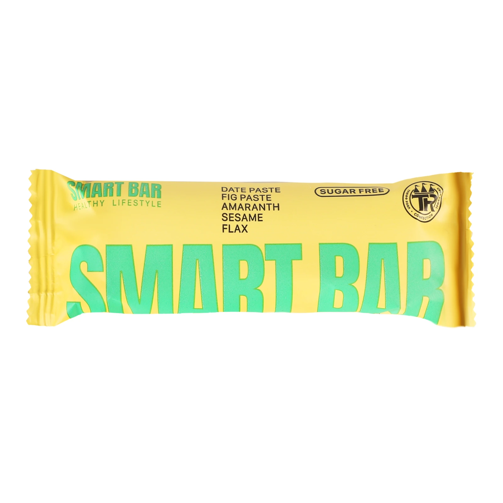 Батончик Truff Royal Smart Bar фініковий з інжиром амарантом та насінням кунжуту і льону 40г Фото №:1