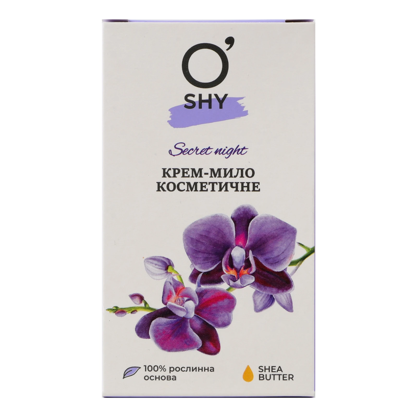 Крем-мило O'shy Secret night тверде косметичне 125г Фото навігації №:1
