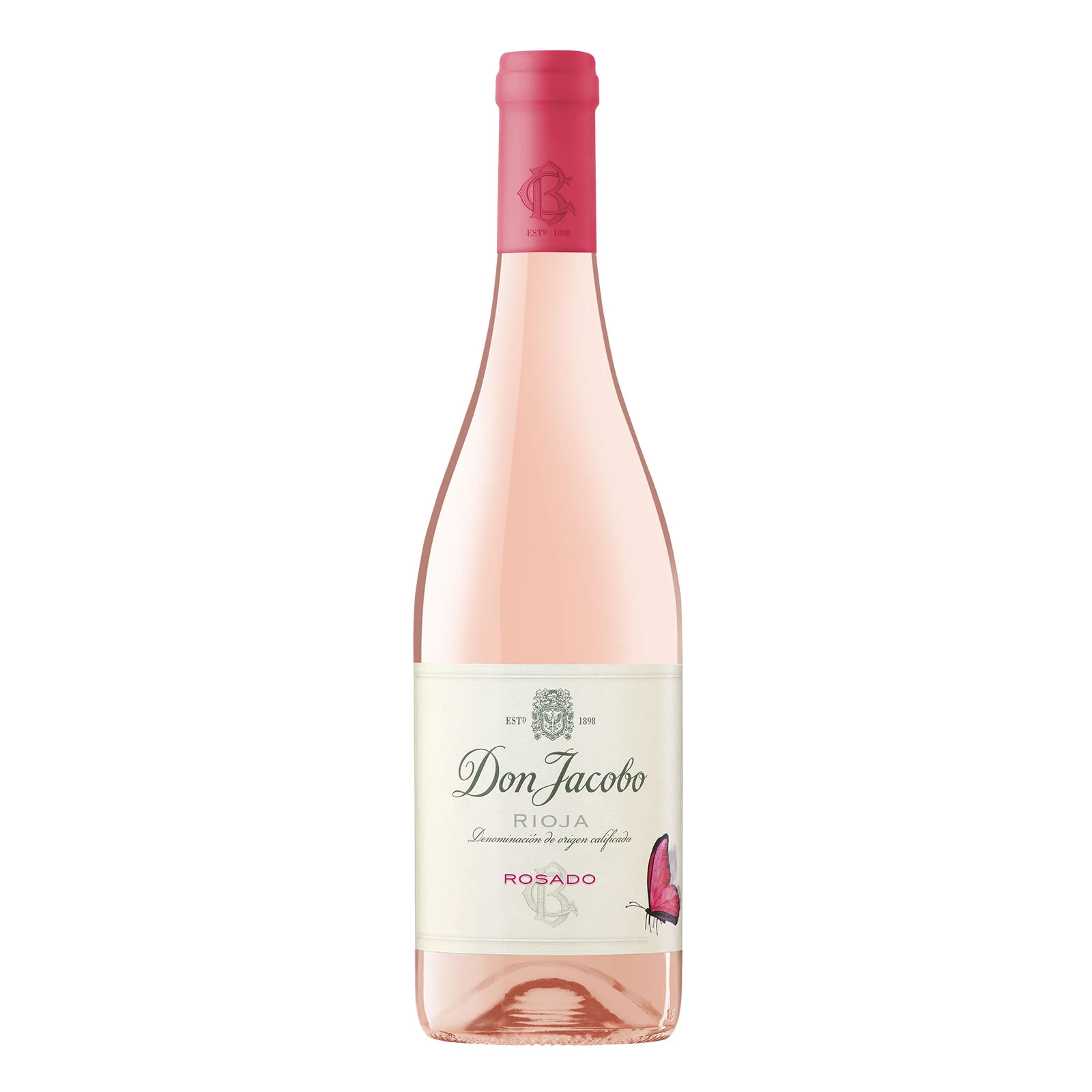 Вино Don Jacobo Rioja Rosado DOC рожеве сухе 12.5% 0.75л Фото навігації №:1