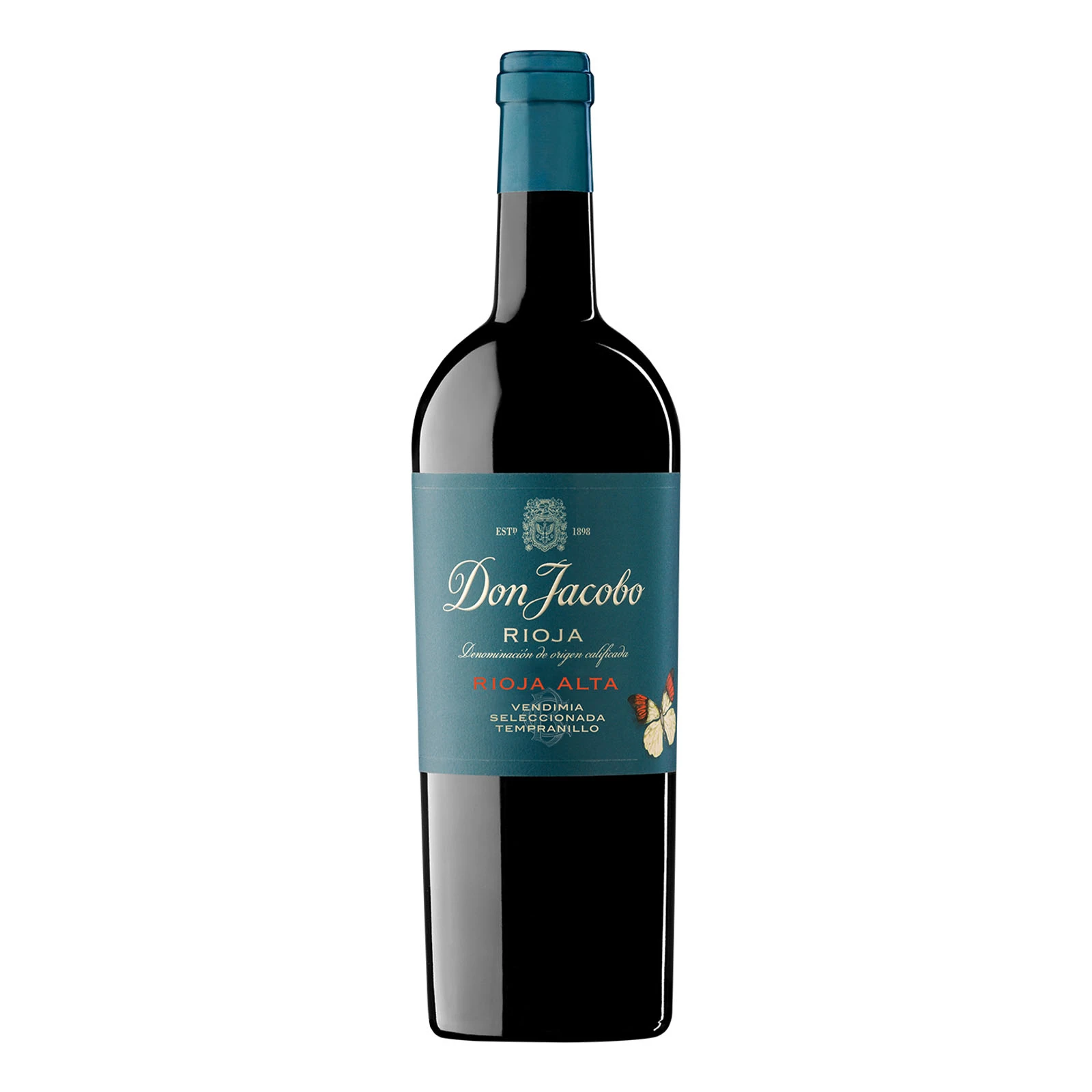 Вино Don Jacobo Rioja Vendimia Seleccionada DOC червоне сухе 14% 0.75л Фото навігації №:1