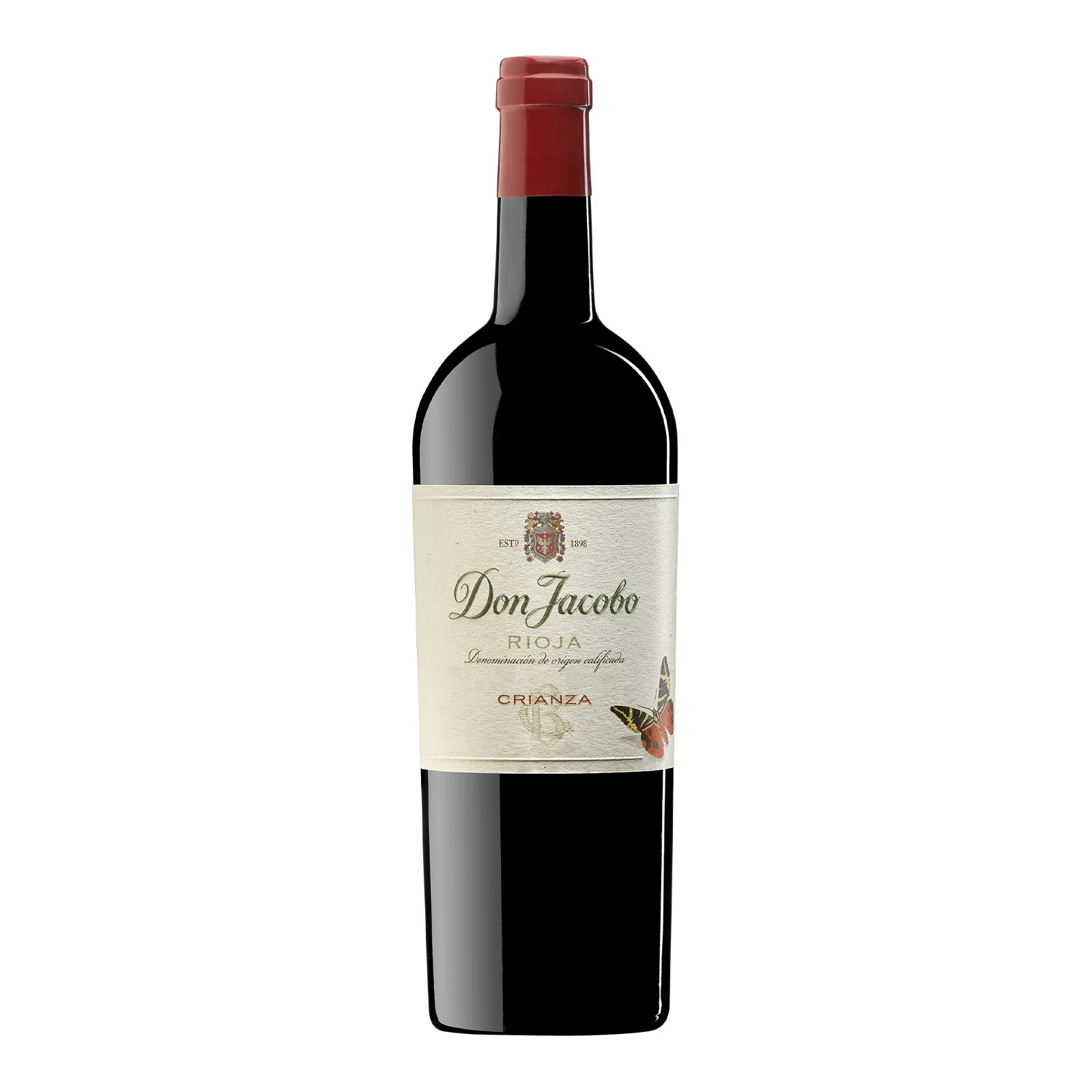Вино Don Jacobo Rioja Crianza DOC червоне сухе 14% 0.75л