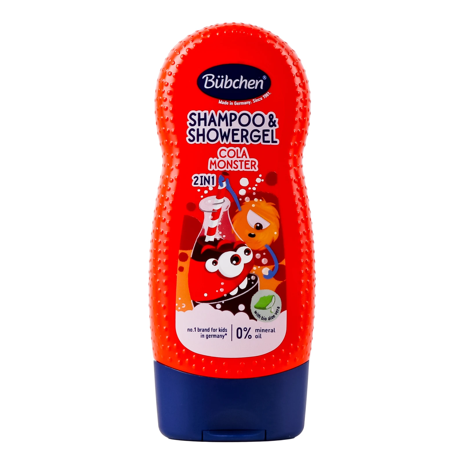 Шампунь Bubchen дитячий 2в1 для миття волосся та тіла Кола монстр 230мл Фото №:1