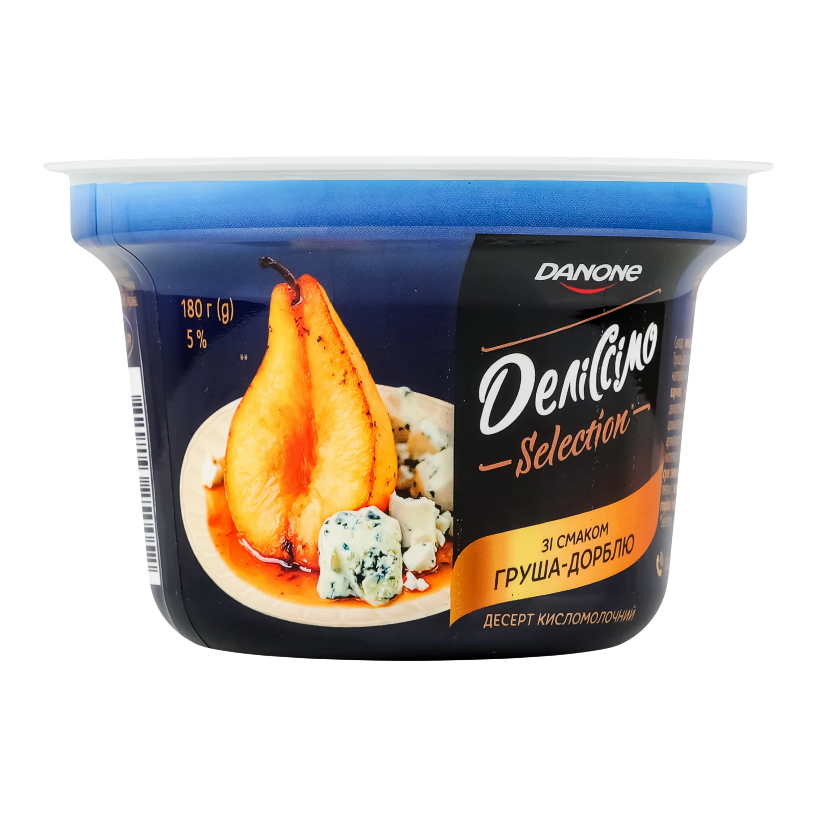 Десерт Деліссімо Selection кисломолочний Груша-дорблю 5% 180г Фото №:2