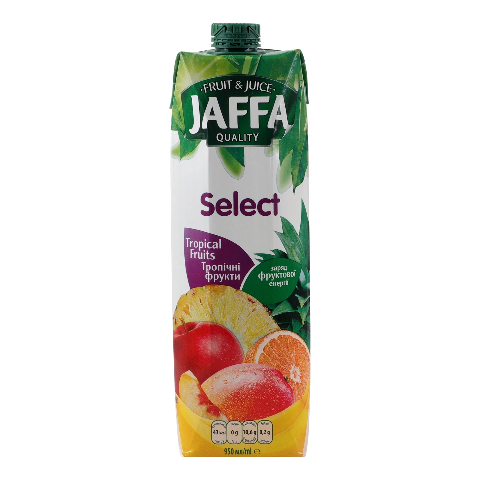 Нектар Jaffa мультифруктовий пастеризований Тропічні фрукти 950мл Фото №:1