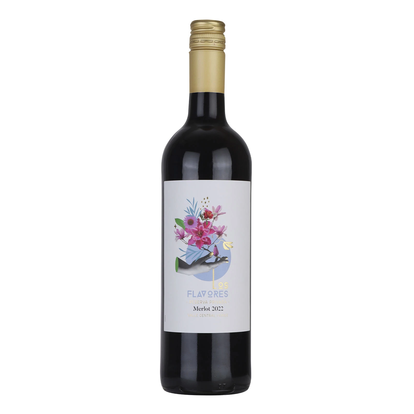 Вино Los Flavores Merlot червоне сухе 13% 0.75л Фото навігації №:1