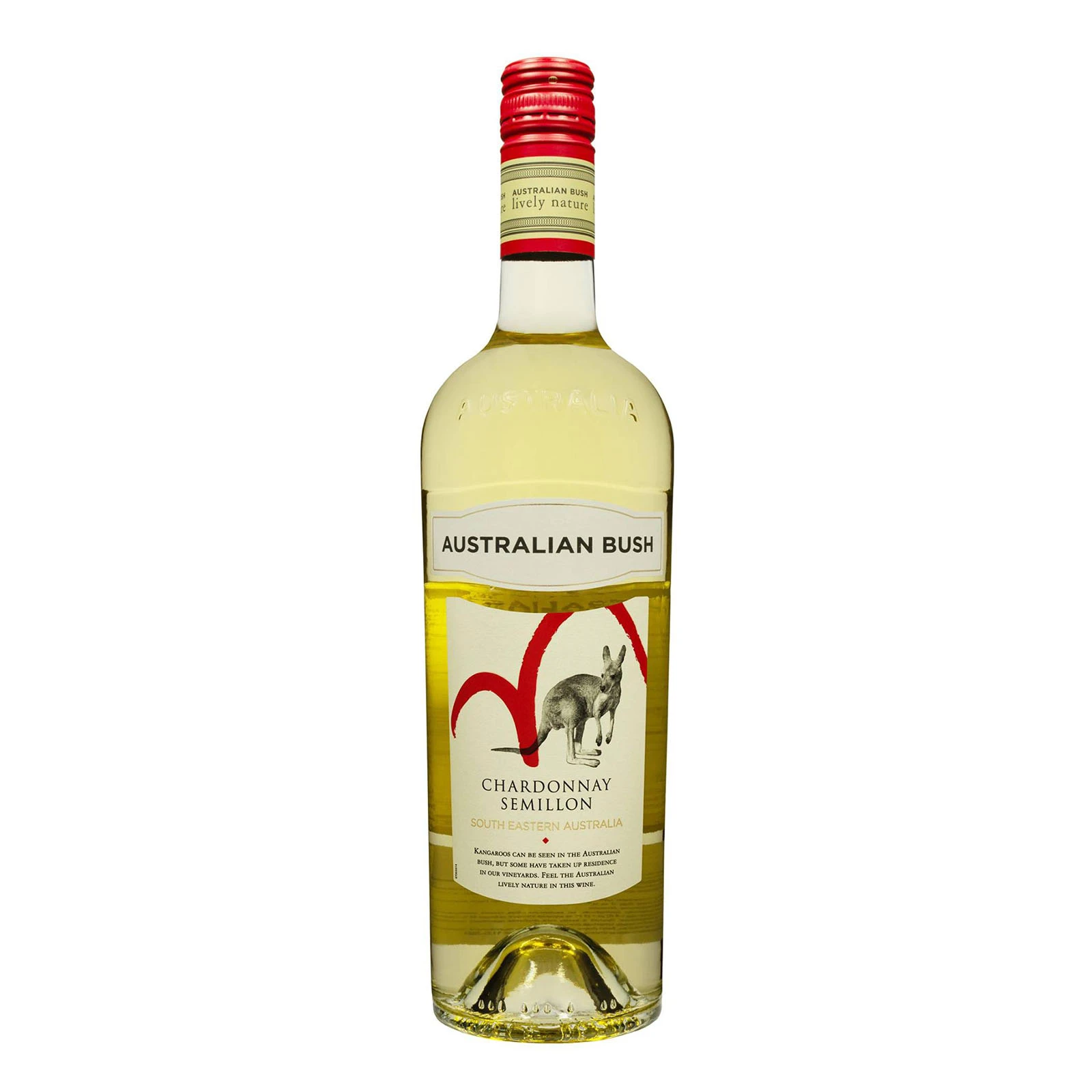 Вино Australian Bush Chardonnay Semillon біле сухе 12.5% 0.75л
