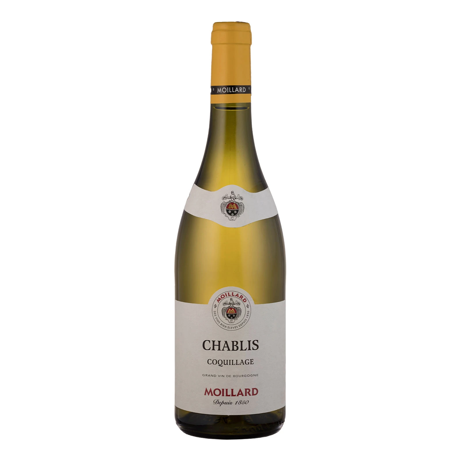 Вино Moillard Chablis Coquillage біле сухе 12.5% 0.75л Фото навігації №:1