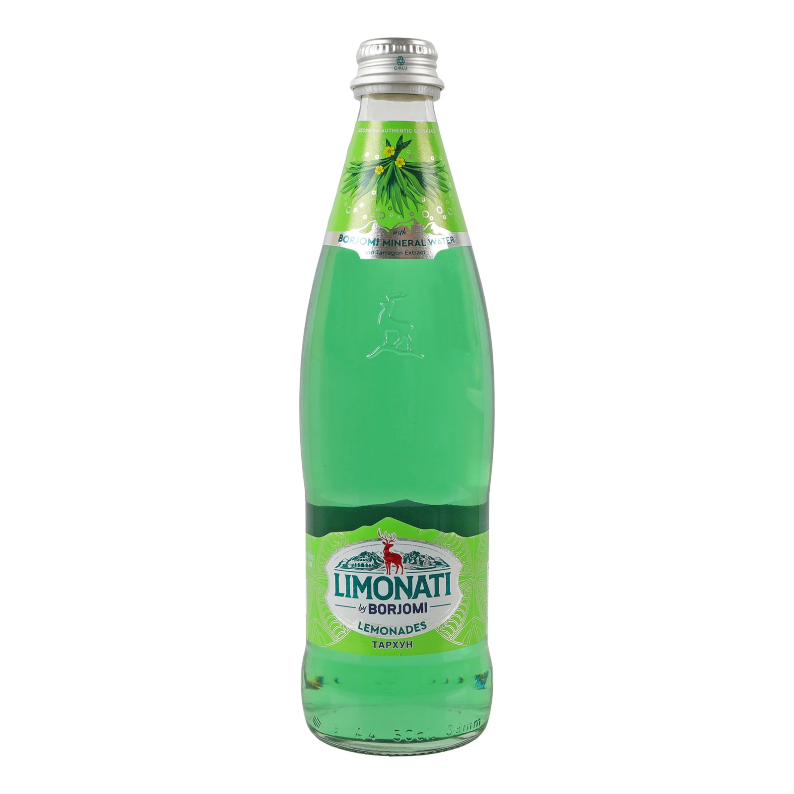 Напій Borjomi Limonati соковий сильногазований пастеризований Тархун 500мл