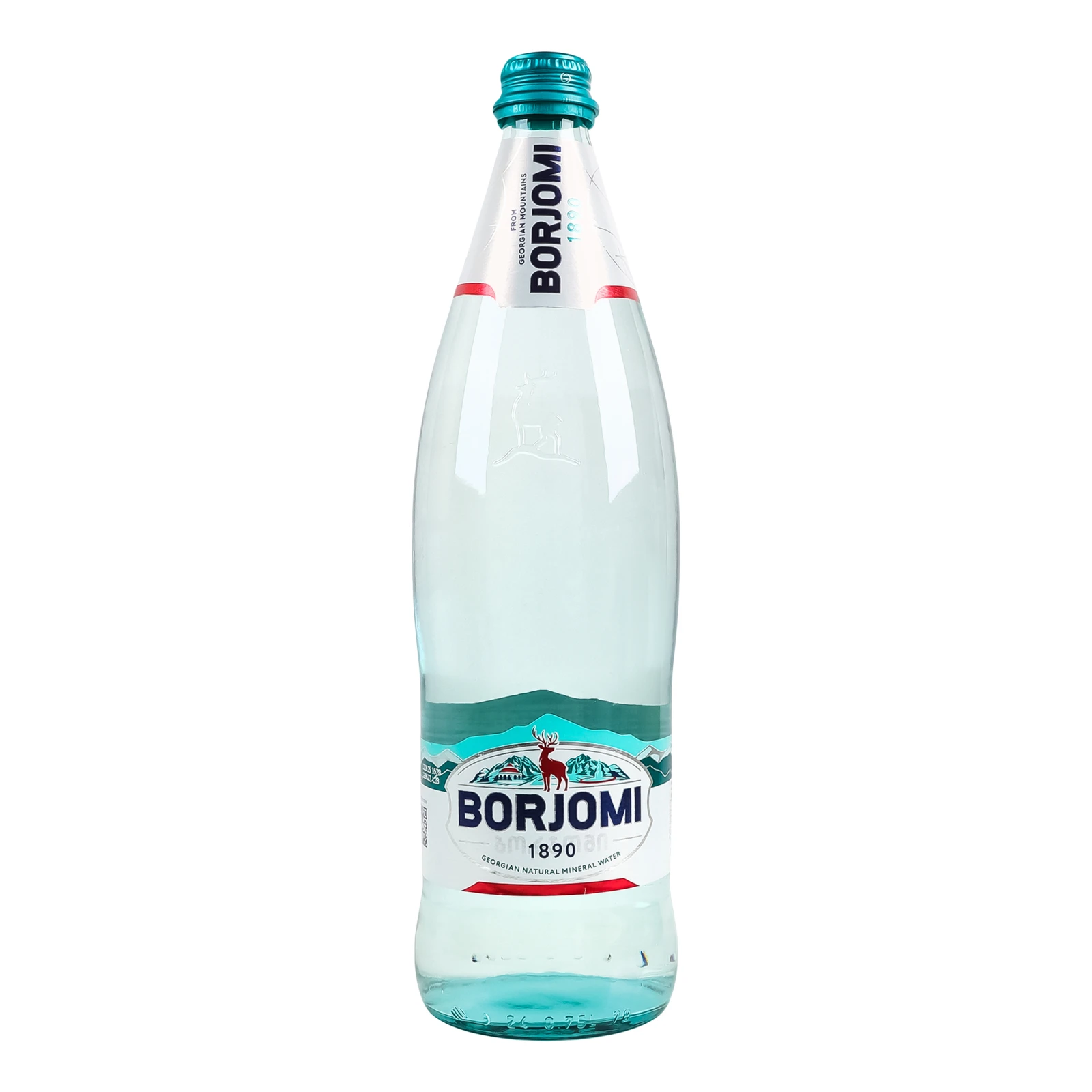 Вода мінеральна Borjomi природна лікувально-столова сильногазована 750мл