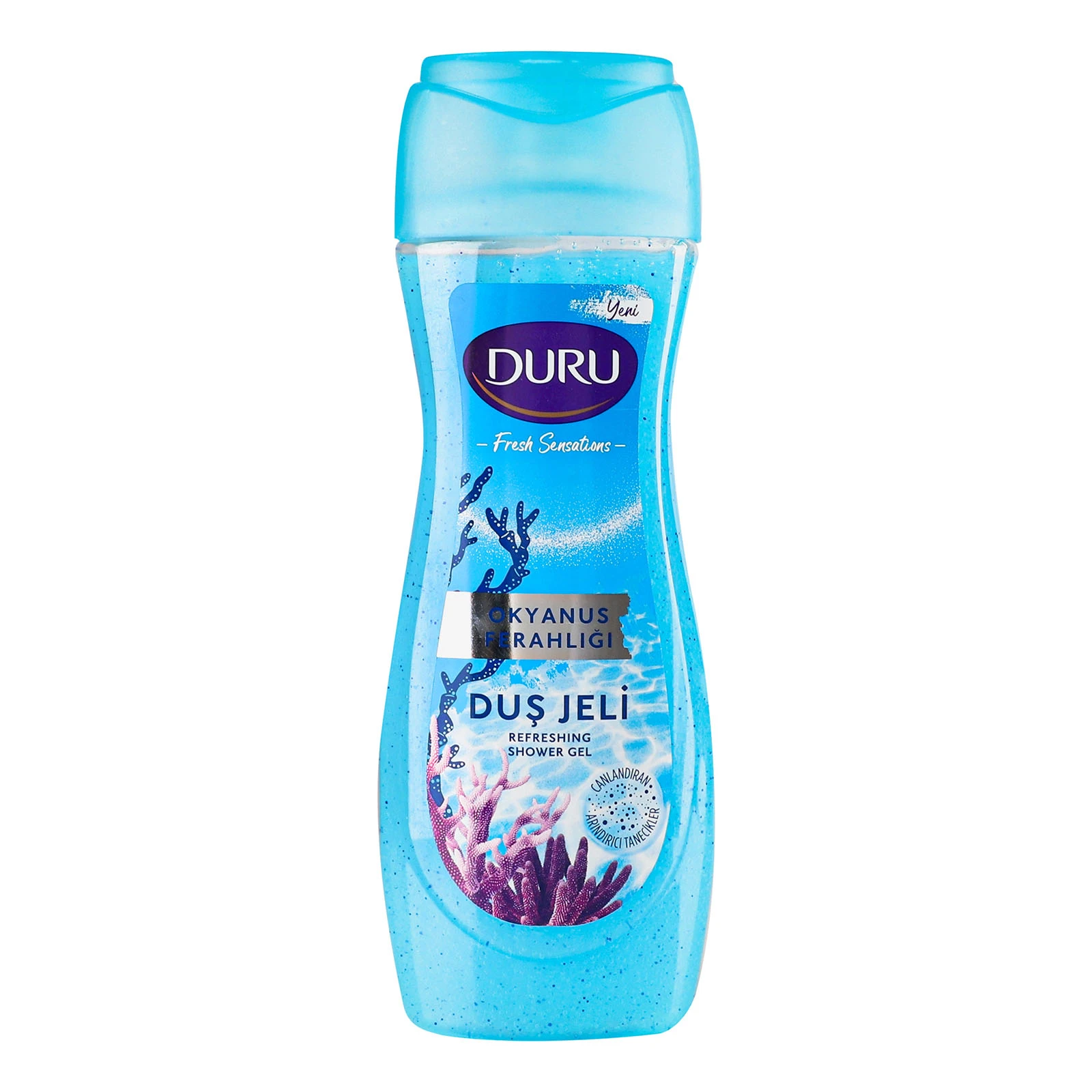 Гель для душу DURU 450мл Свіжість океану Fresh Sensations Новинка Фото №:1