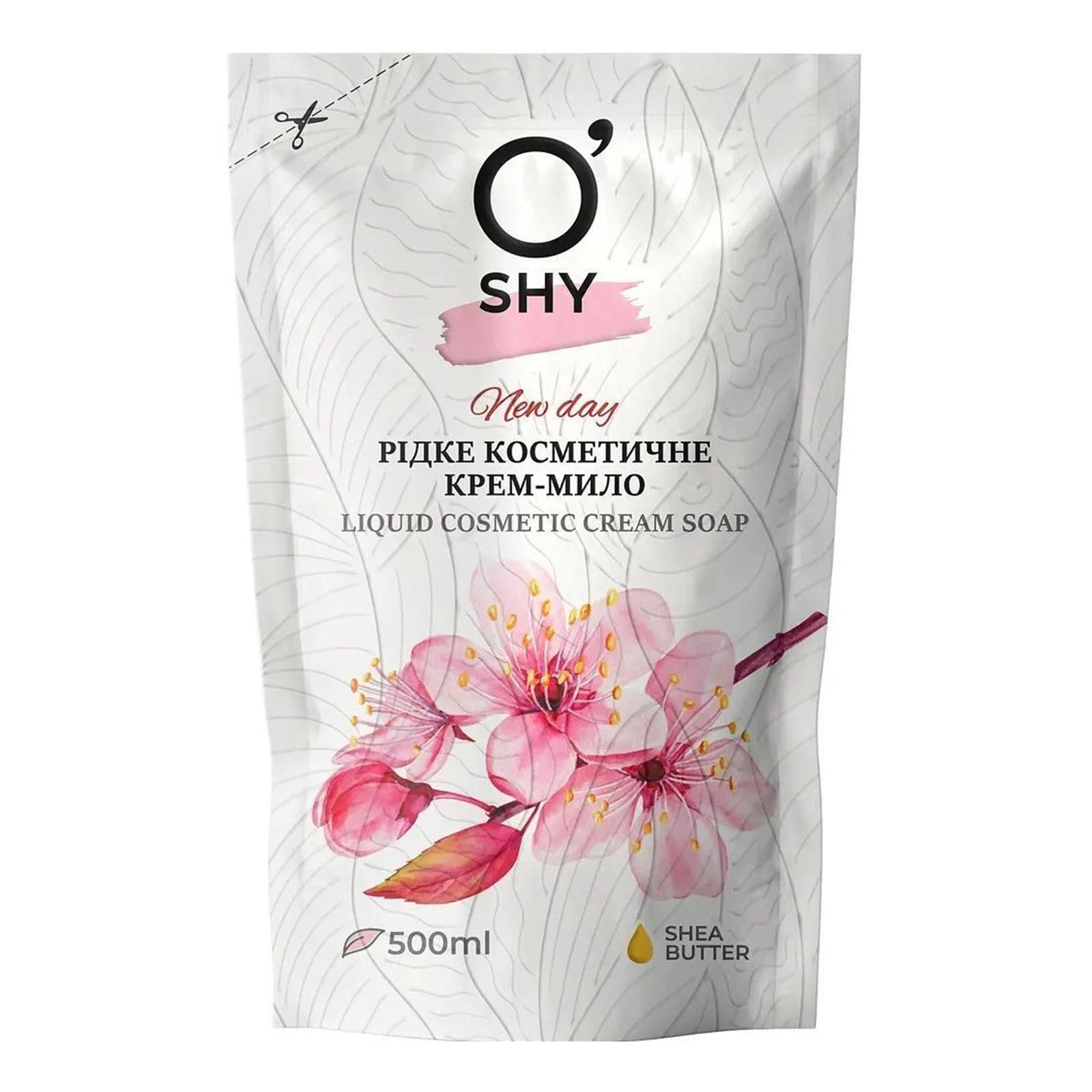 Крем-мило рідке O`shy 500мл косметичне New day Новинка Фото №:1
