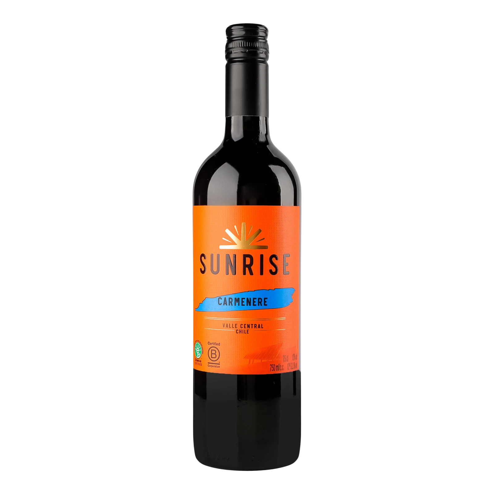 Вино Sunrise Carmenere червоне сухе 12% 0.75л Фото №:1