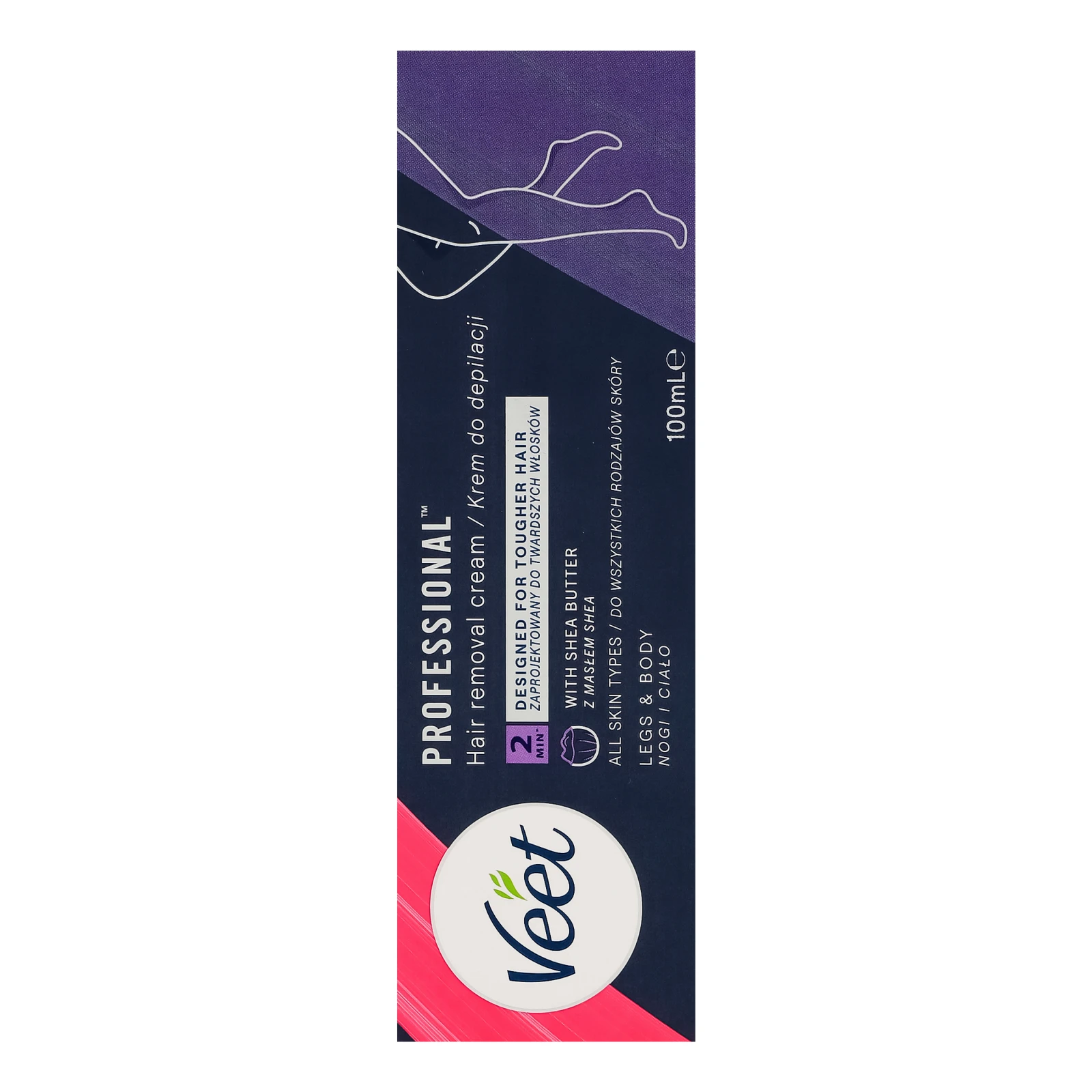 Крем для депіляції Veet Professional для всіх типів шкіри 100мл Фото №:2