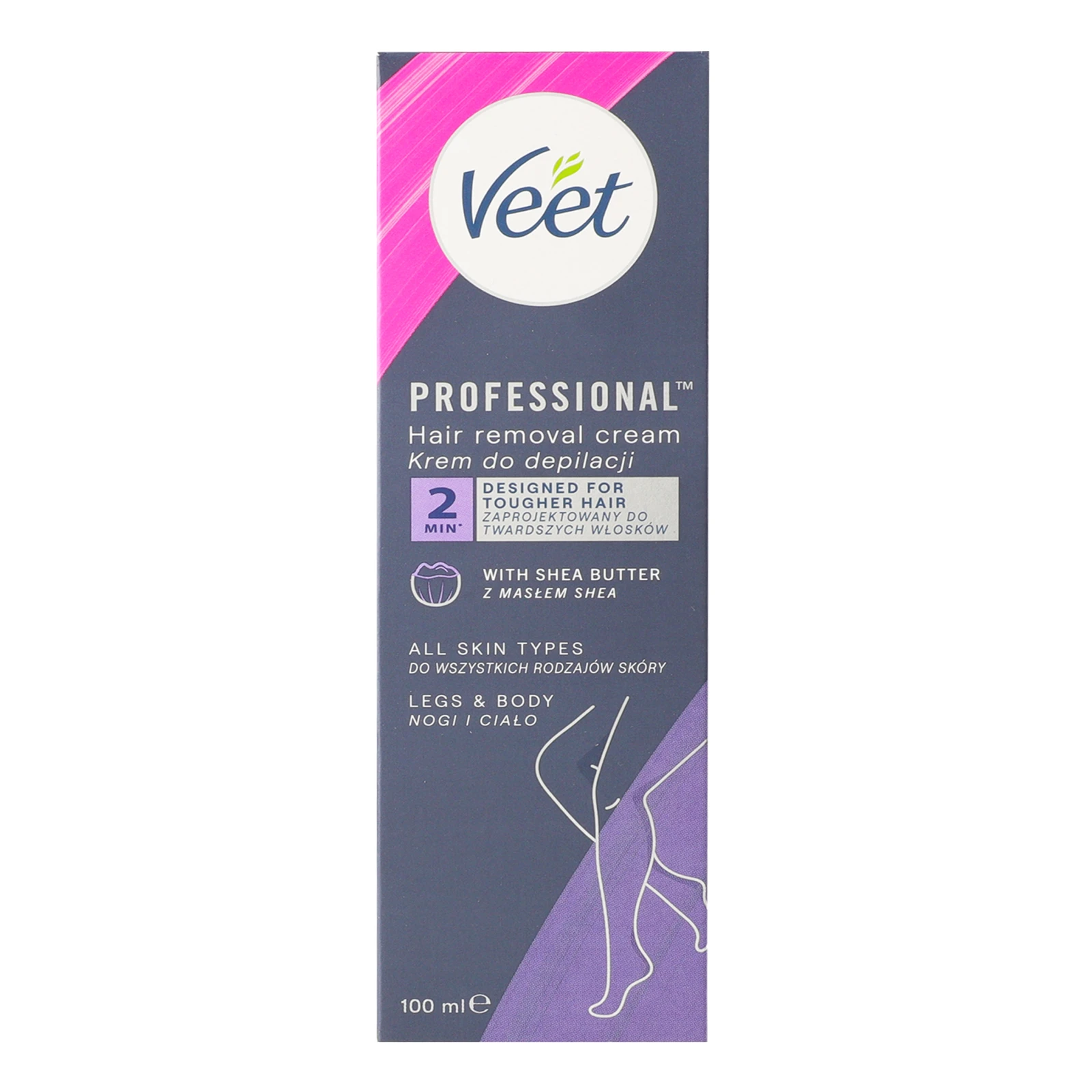 Крем для депіляції Veet Professional для всіх типів шкіри 100мл Фото навігації №:1