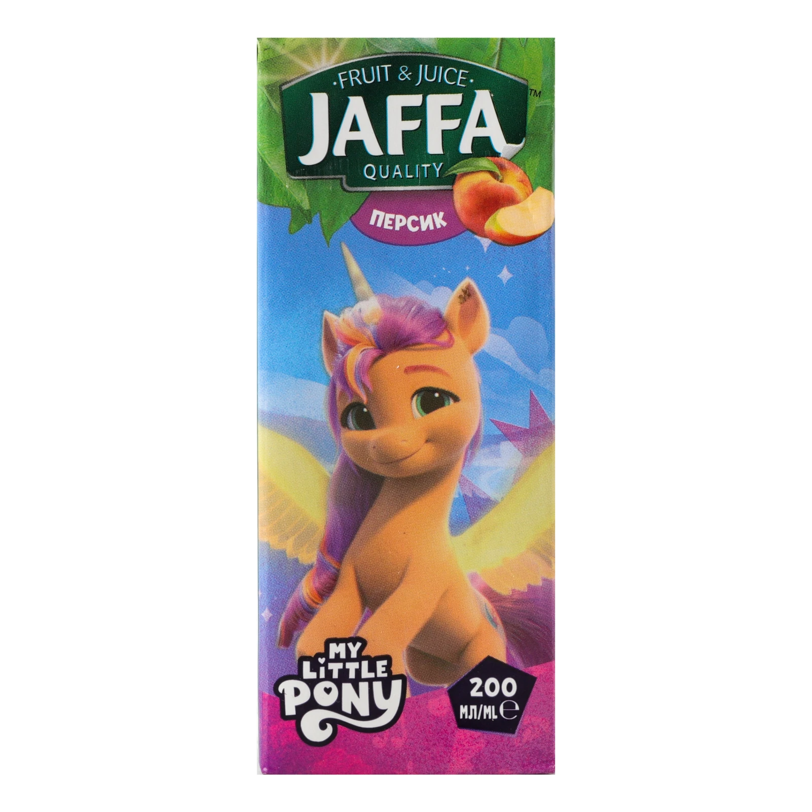 Сік Jaffa з м'якоттю пастеризований Персик 200мл Фото №:1