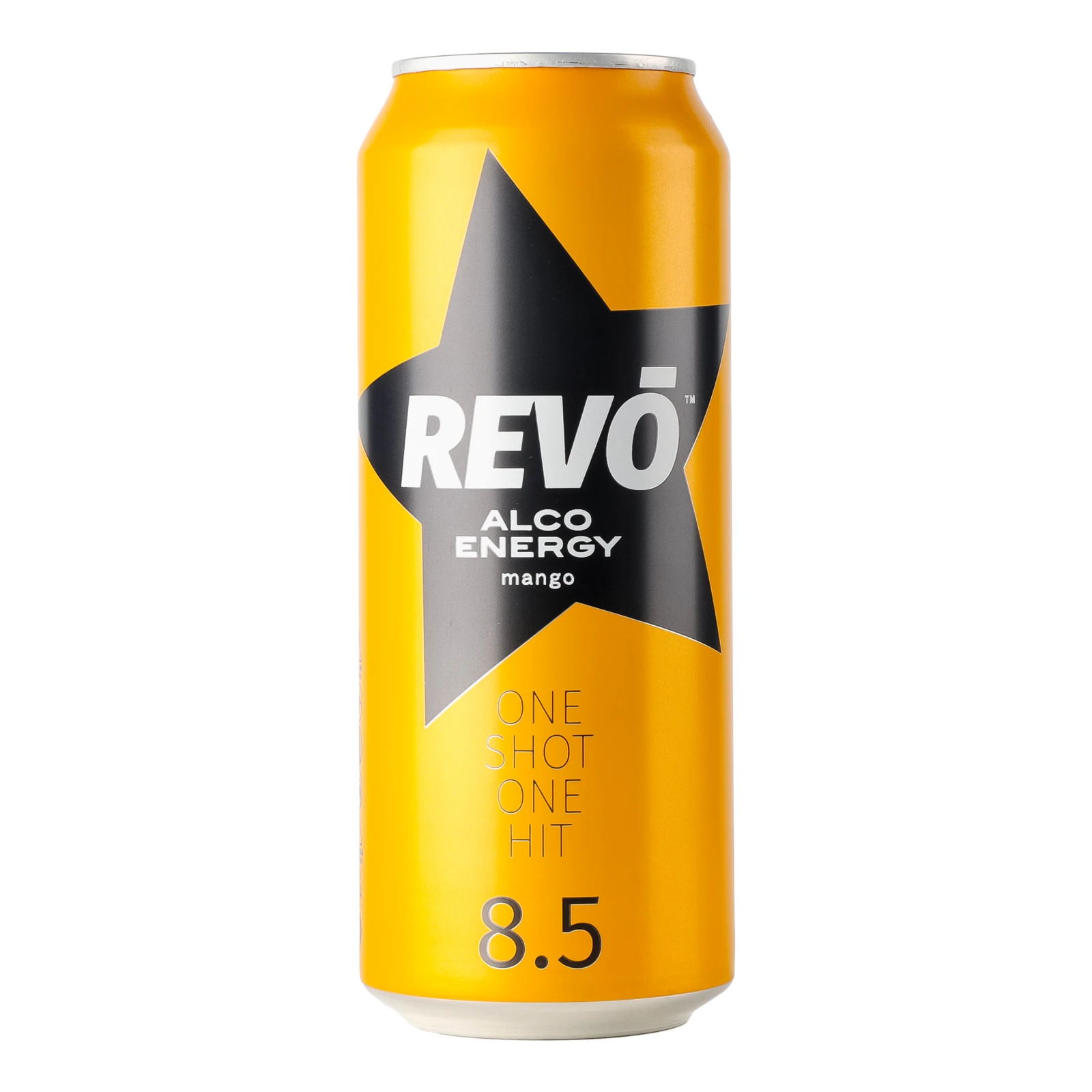 Напій енергетичний Revo слабоалкогольний сильногазований Манго 8.5% 0.5л Фото навігації №:1