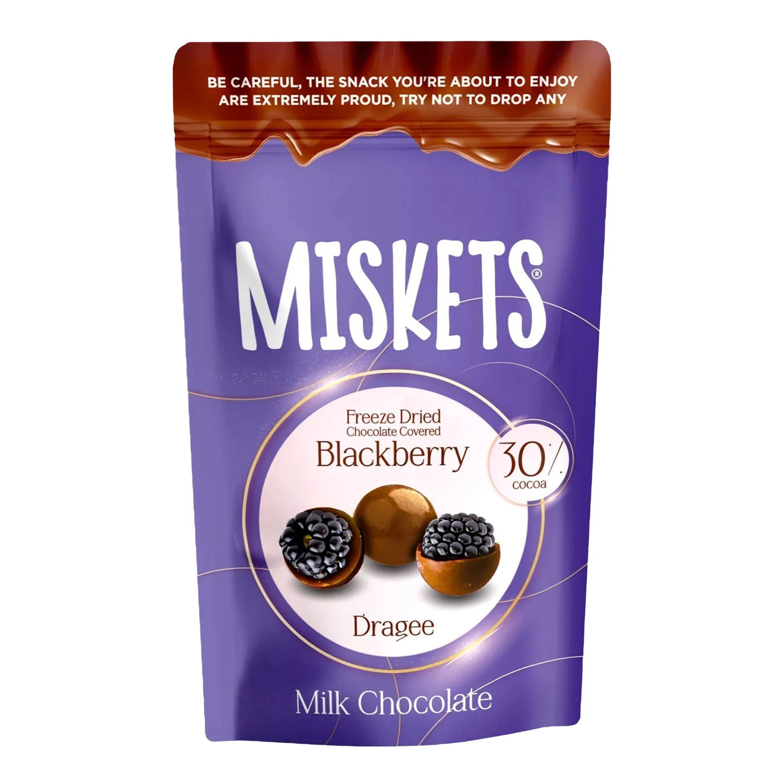 Ожина Miskets в молочному шоколаді 80г Фото №:1