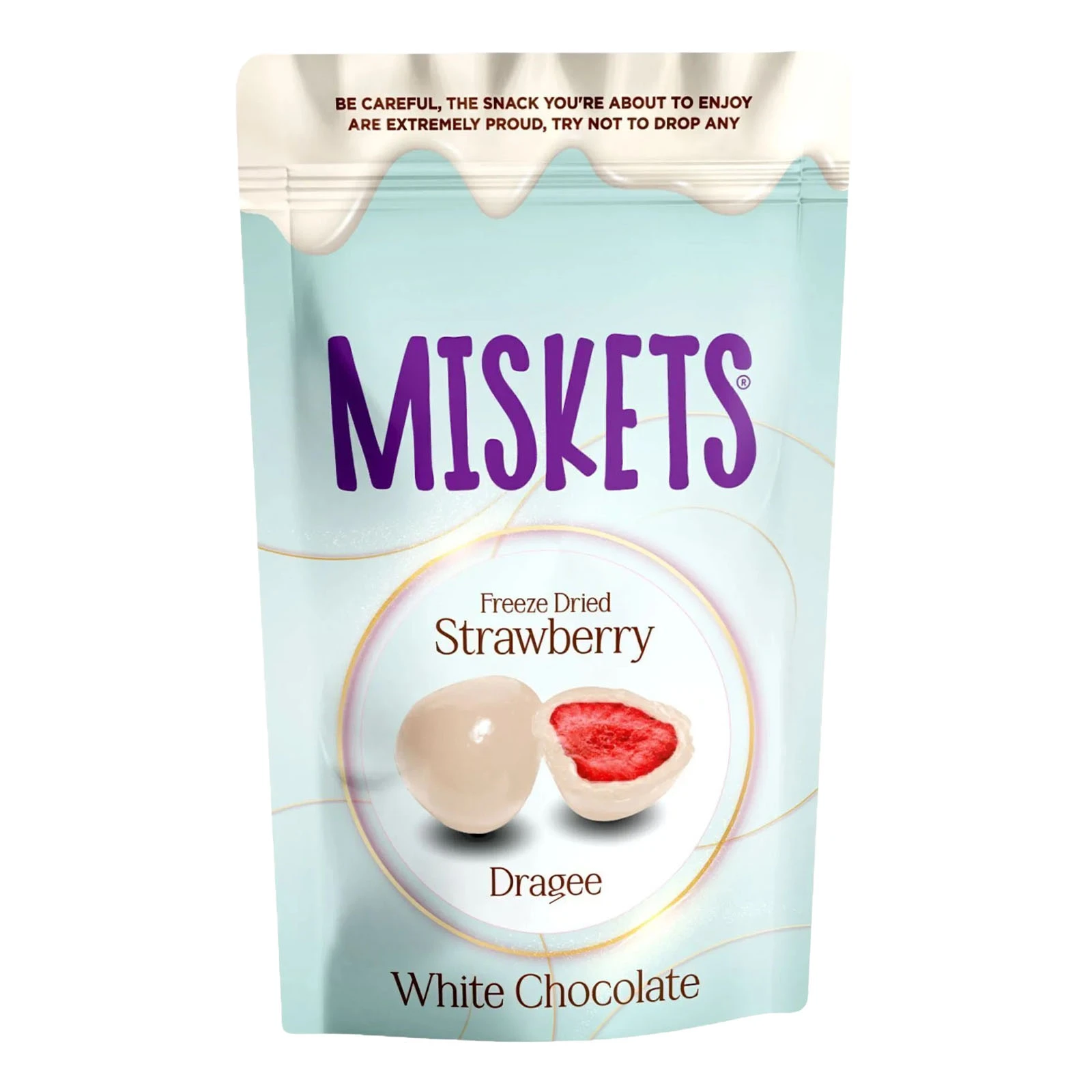 Полуниця Miskets в білому шоколаді 80г Фото №:1