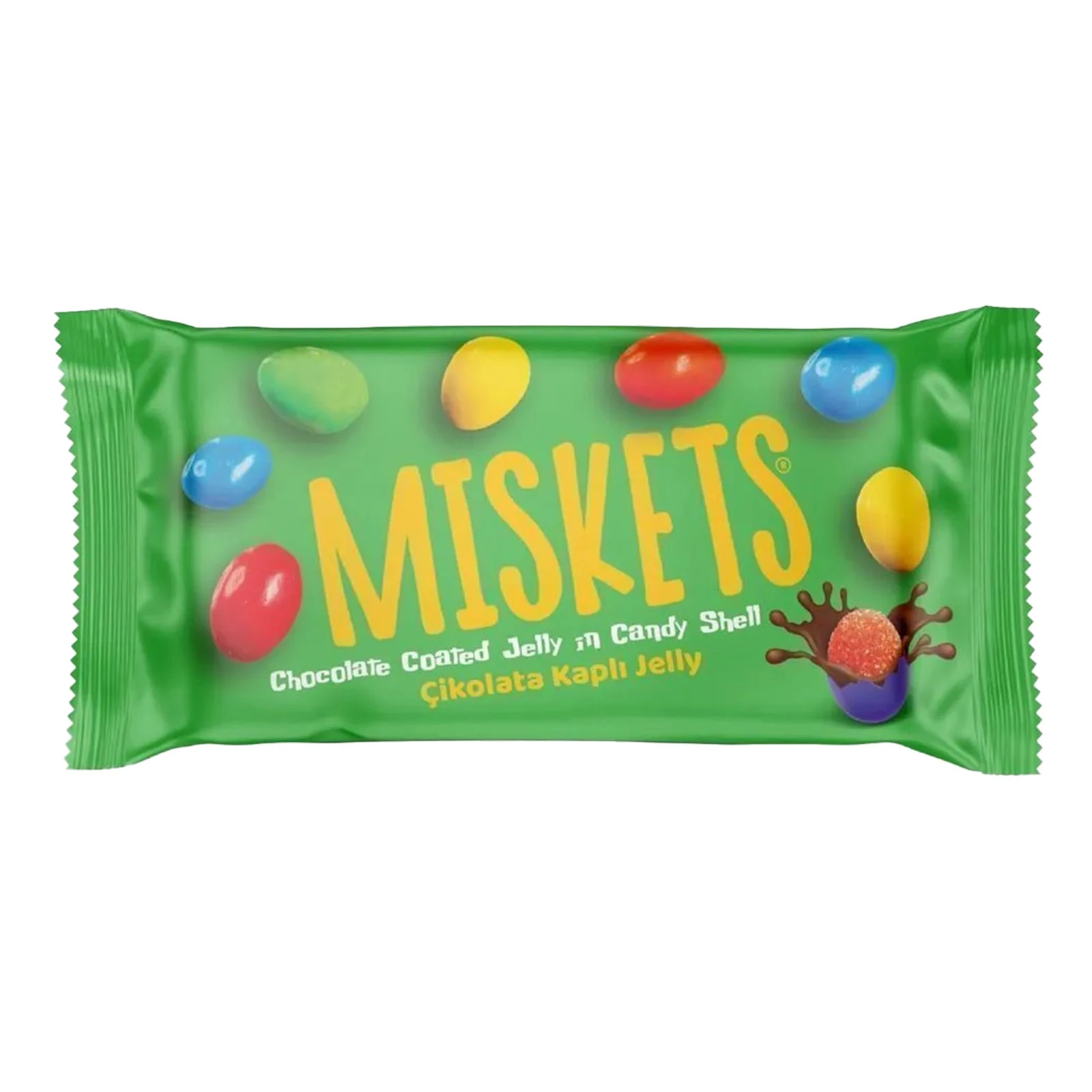 Драже Miskets желейне в молочному шоколаді та цукровій глазурі 20г Фото №:1