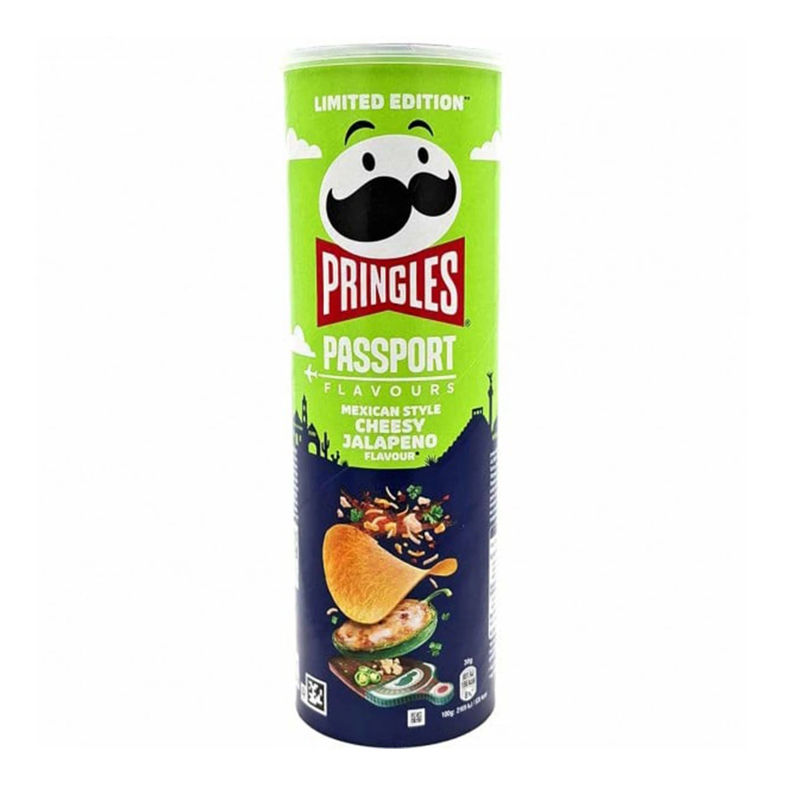 Чипси Pringles 165г Passport зі смаком Mexican Style Cheesy Jalapeno Новинка Фото навігації №:1