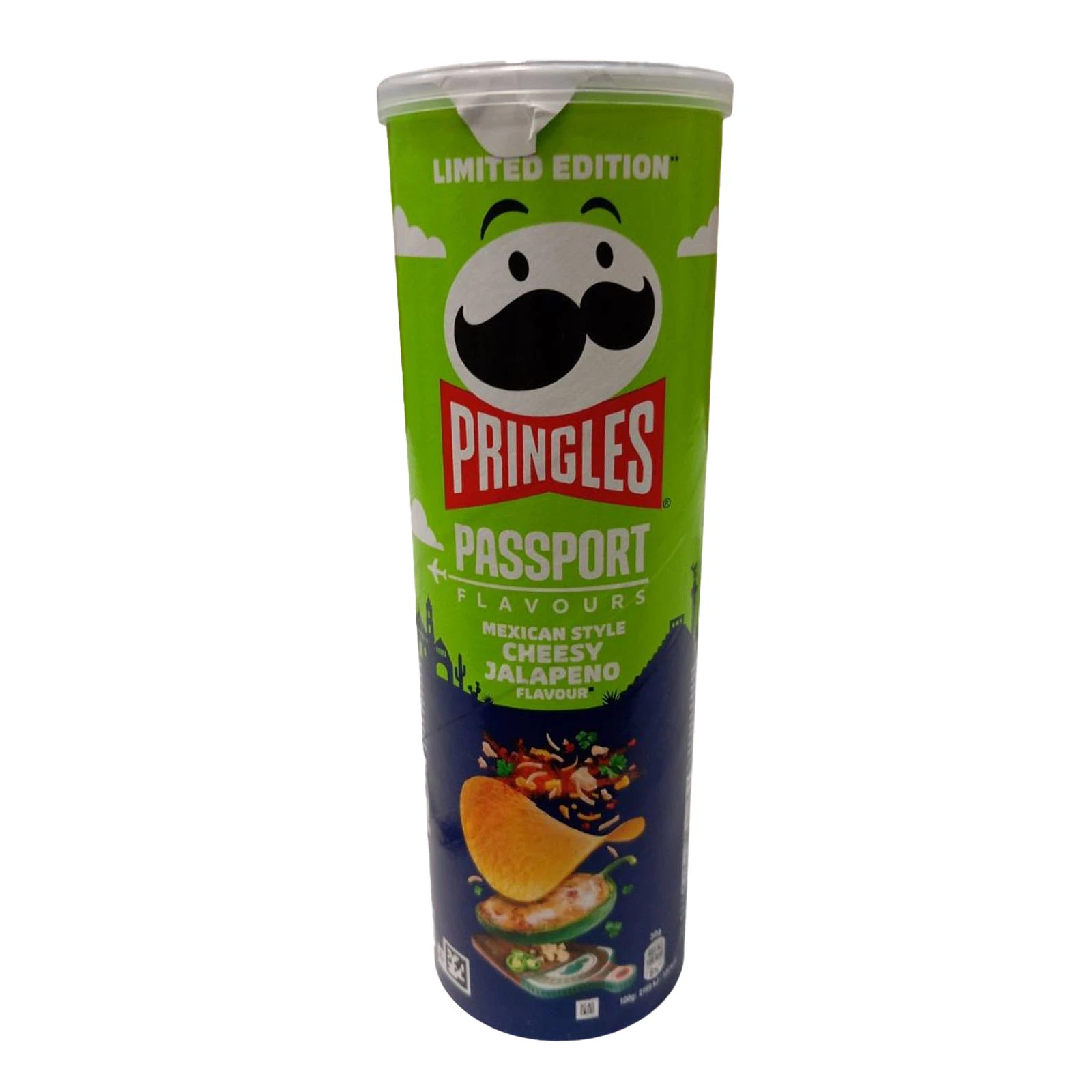 Чипси Pringles 165г Passport зі смаком Mexican Style Cheesy Jalapeno Новинка Фото №:1