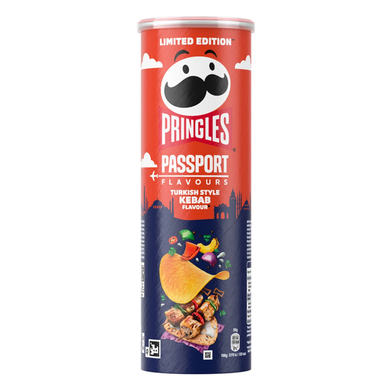 Чипси Pringles 165г Passport зі смаком Turkish Style Kebab Новинка Фото навігації №:1