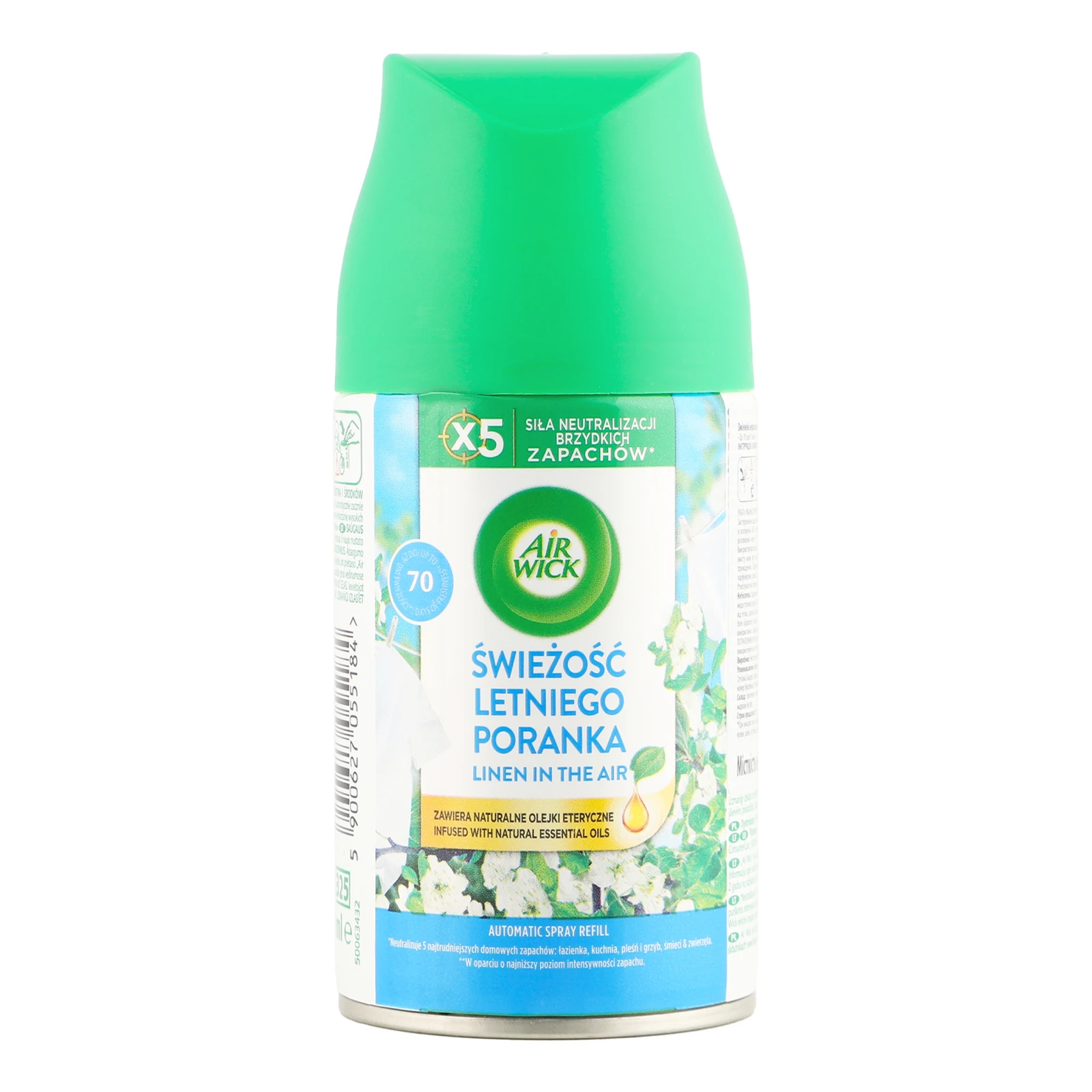 Балон аерозольний Air Wick Freshmatic змінний для автоматичного освіжувача повітря Літній ранок 250мл
