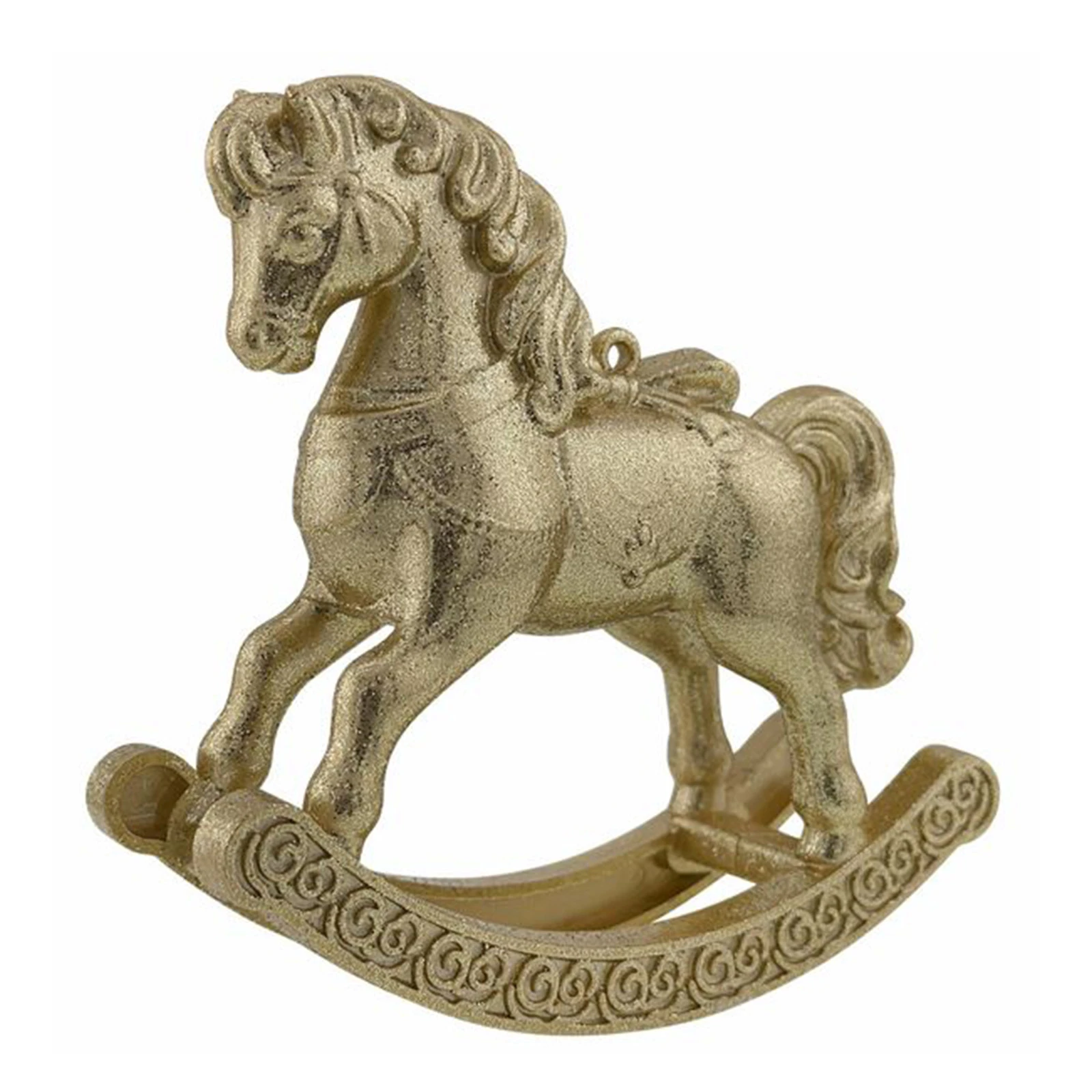 Прикраса новорічна Mislt Коник-гойдалка 3Д Фото №:1