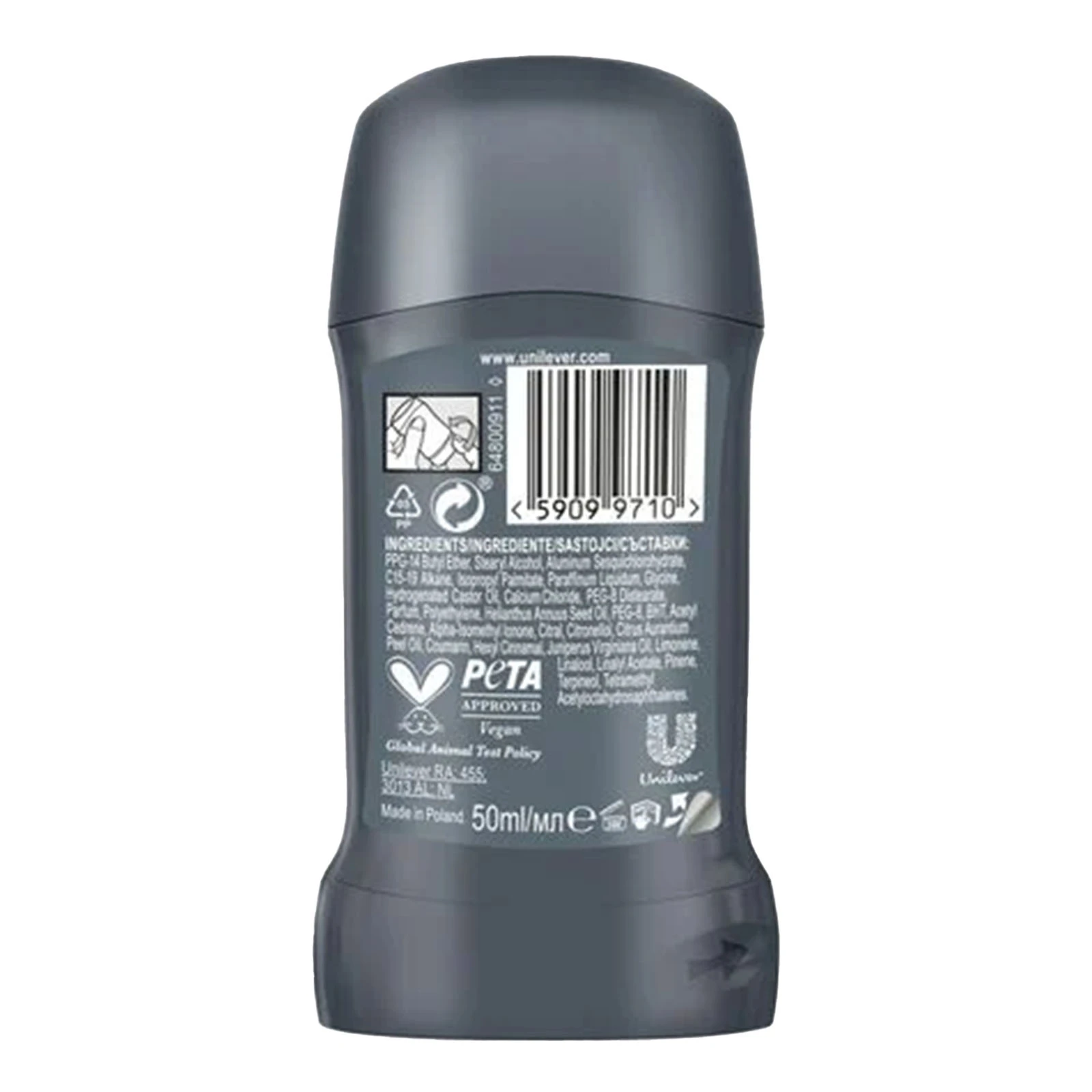 Антиперспірант Dove Men+Care Clean comfort олівець 50мл Фото №:2