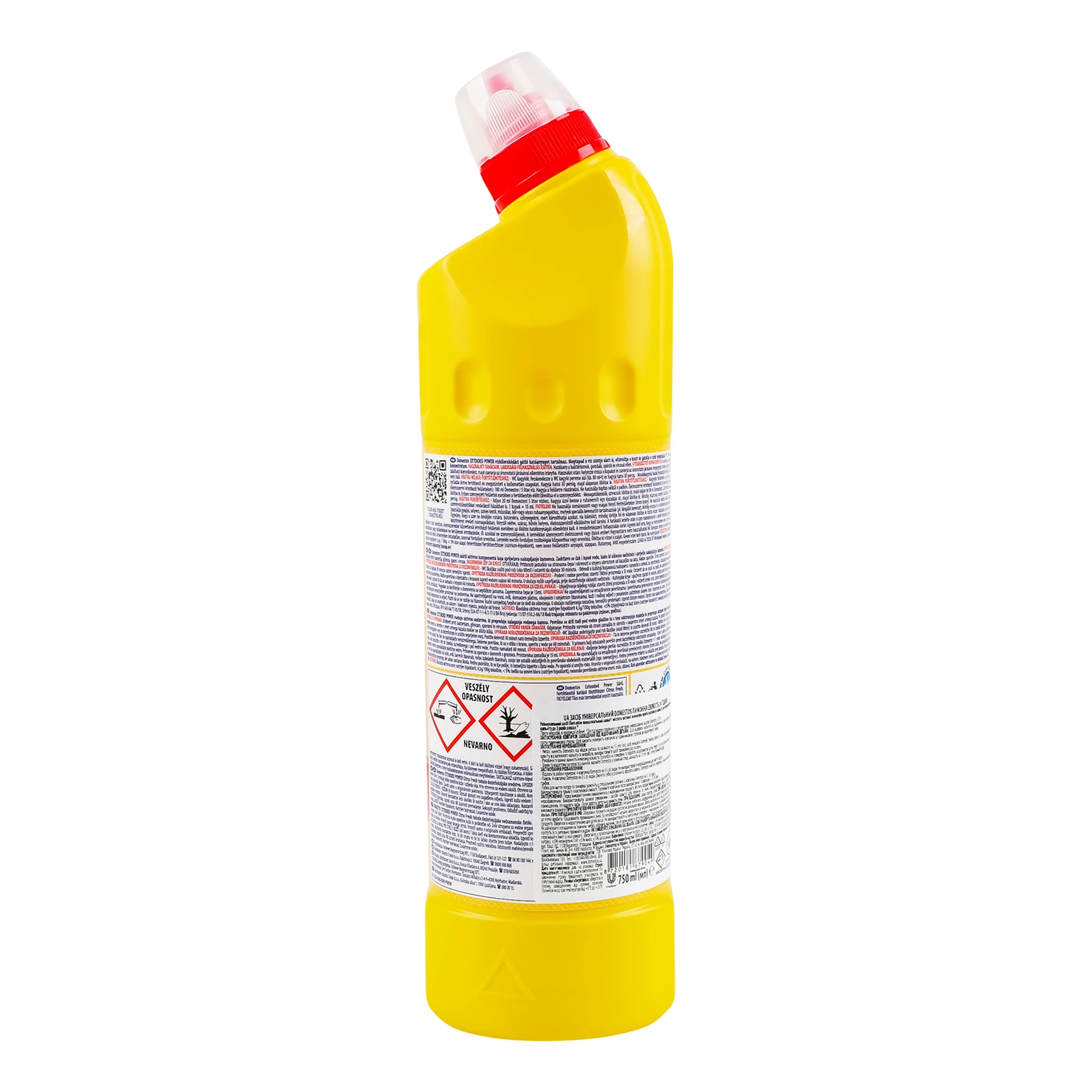 Засіб для чищення Domestos для унітазу та ванної універсальний Лимонна свіжість 750мл Фото №:2