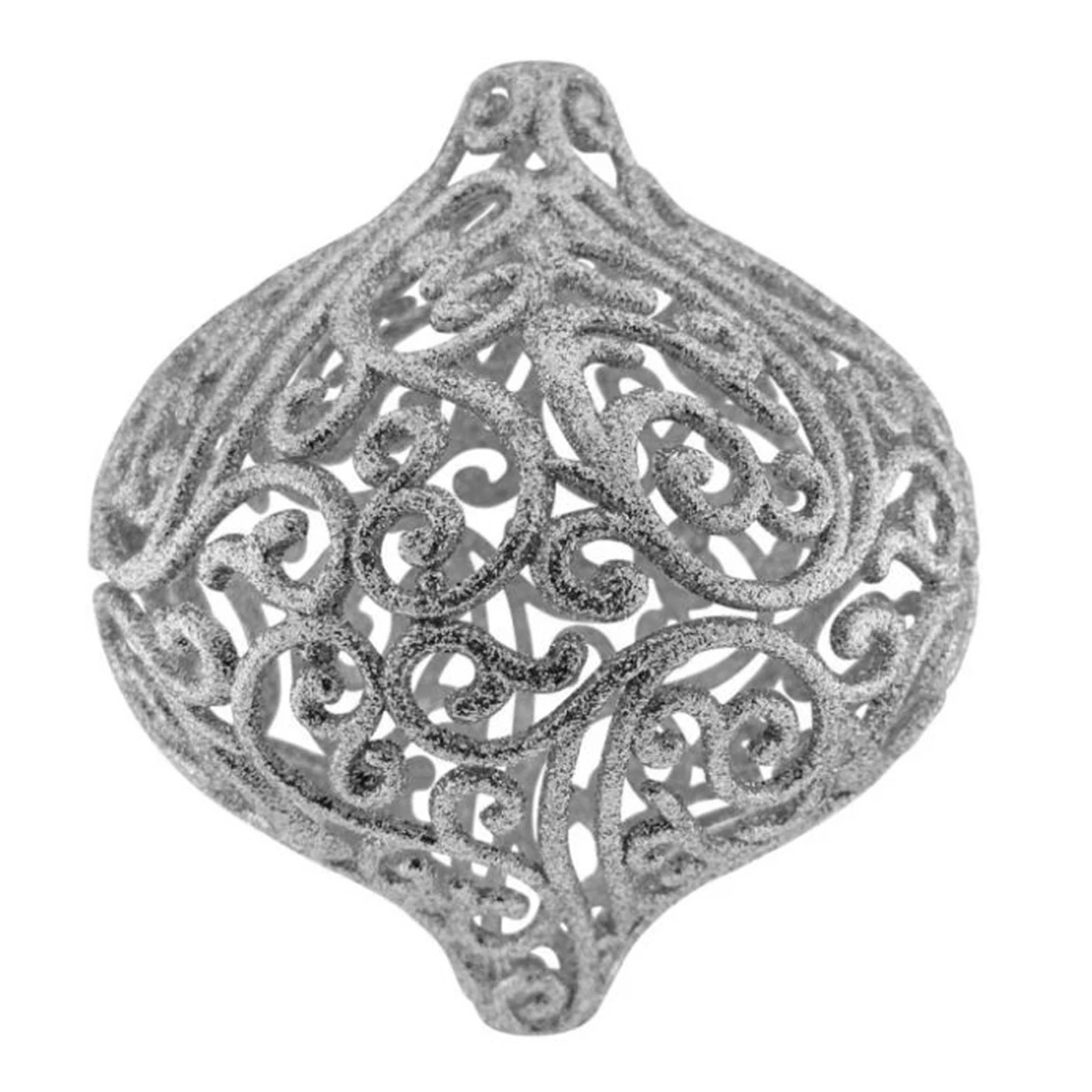 Прикраса новорічна Mislt Дзиґа ажурна велика Фото №:2