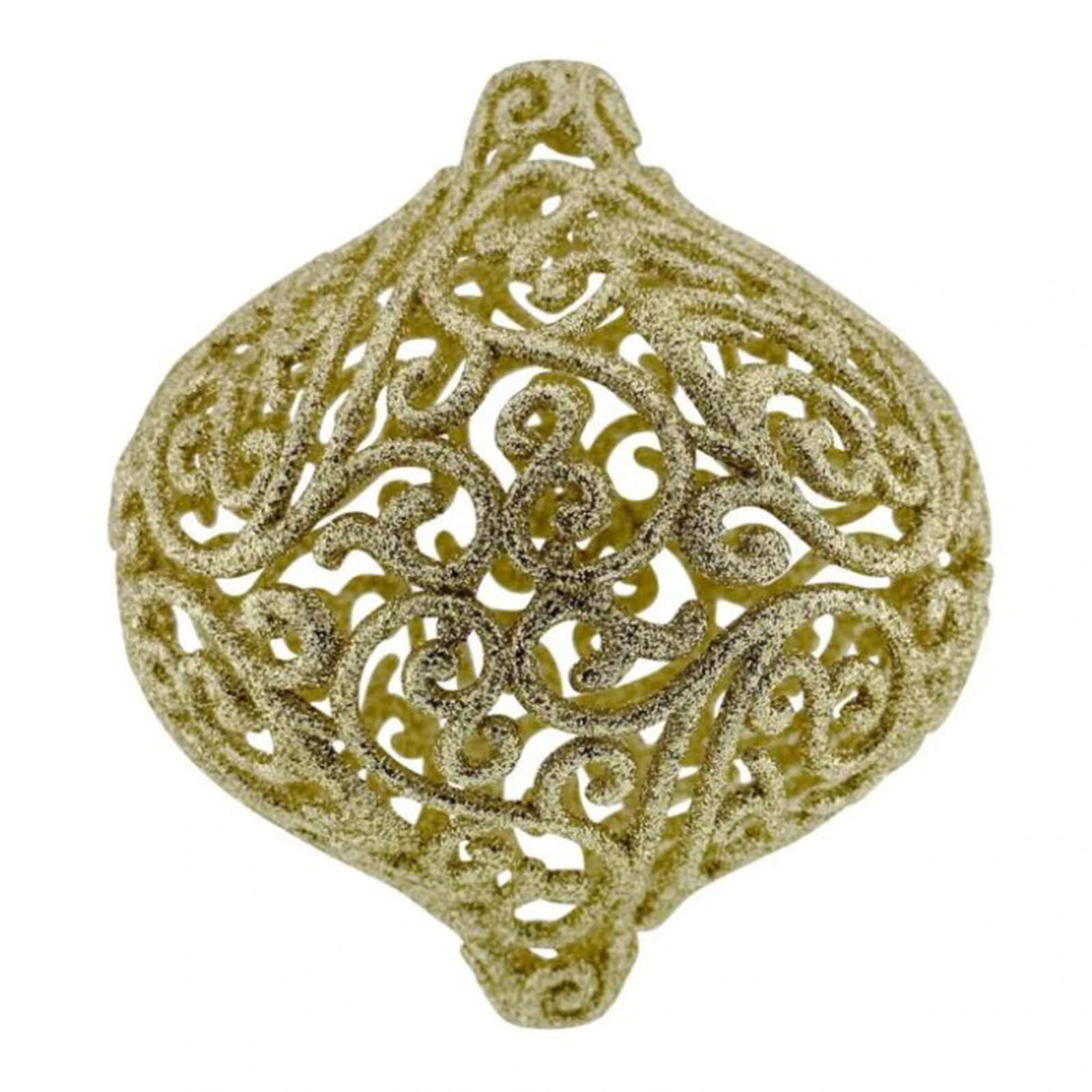 Прикраса новорічна Mislt Дзиґа ажурна велика Фото №:1