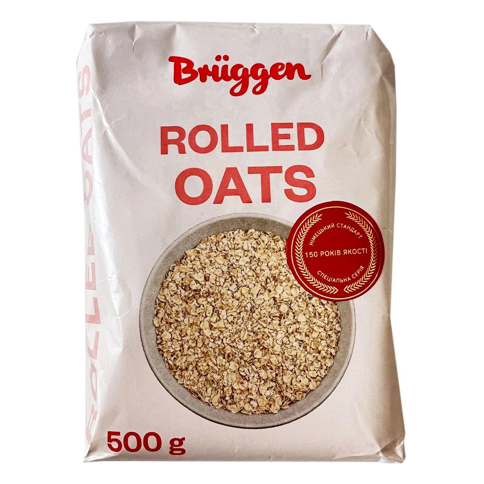 Пластівці Bruggen вівсяні цільнозернові 500г Фото №:1