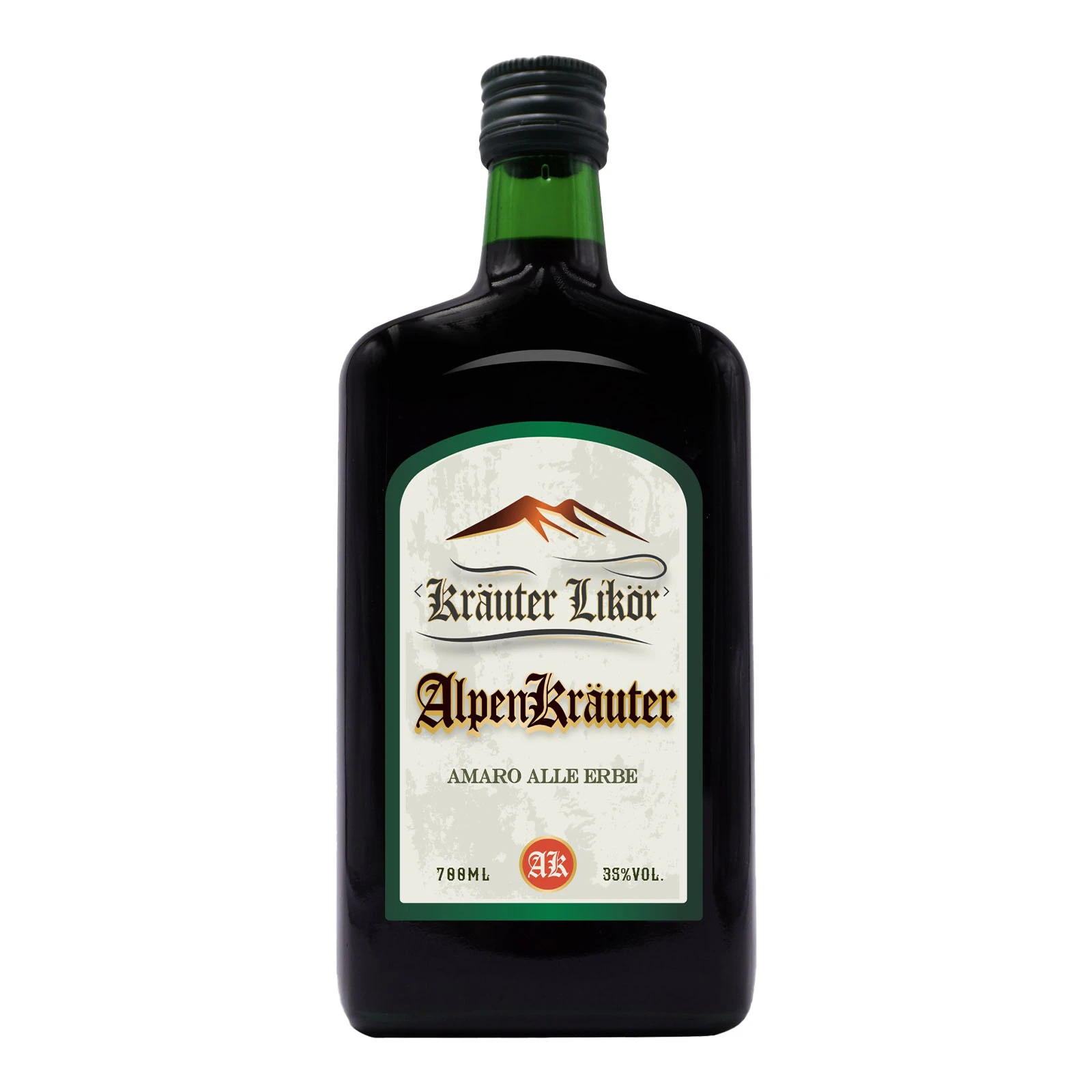 Лікер Alpen Krauter Amaro Alle Erbe 35% 0.7л Фото навігації №:1
