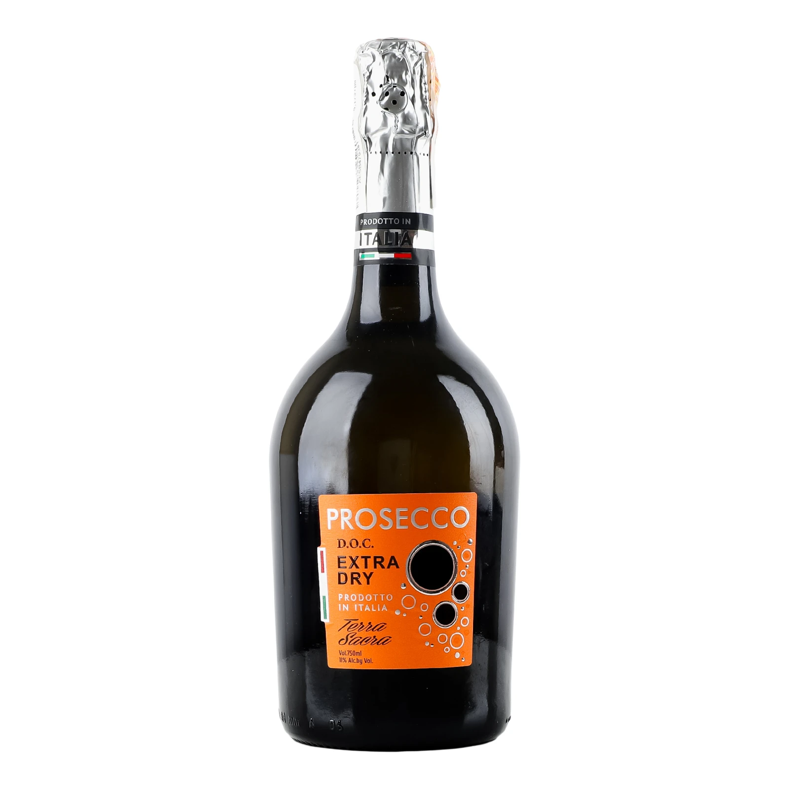 Вино ігристе Terra Sacra Prosecco біле екстра-сухе 11% 0.75л Фото навігації №:1