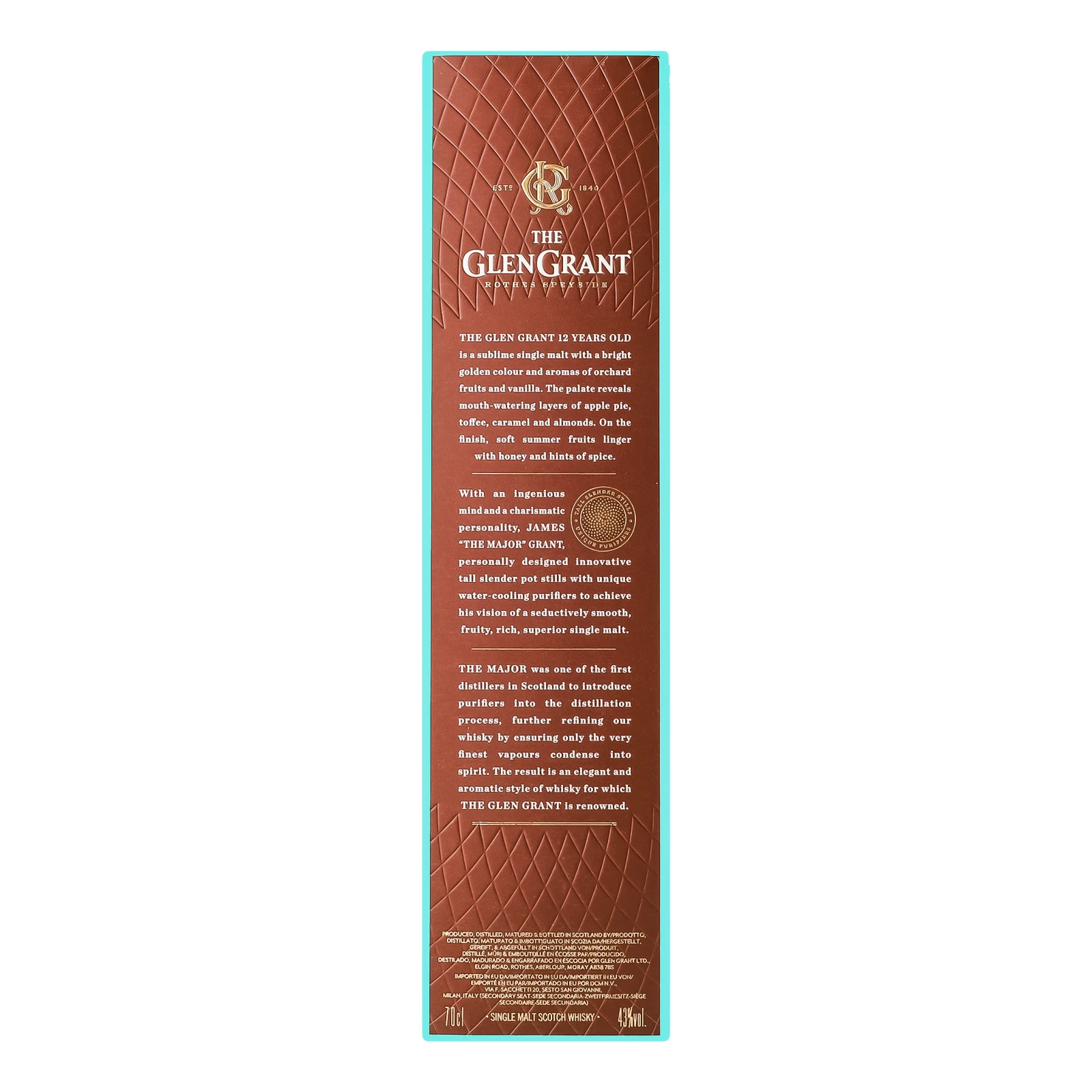 Віскі The Glen Grant 12YO шотландське 43% 0.7л фото 2