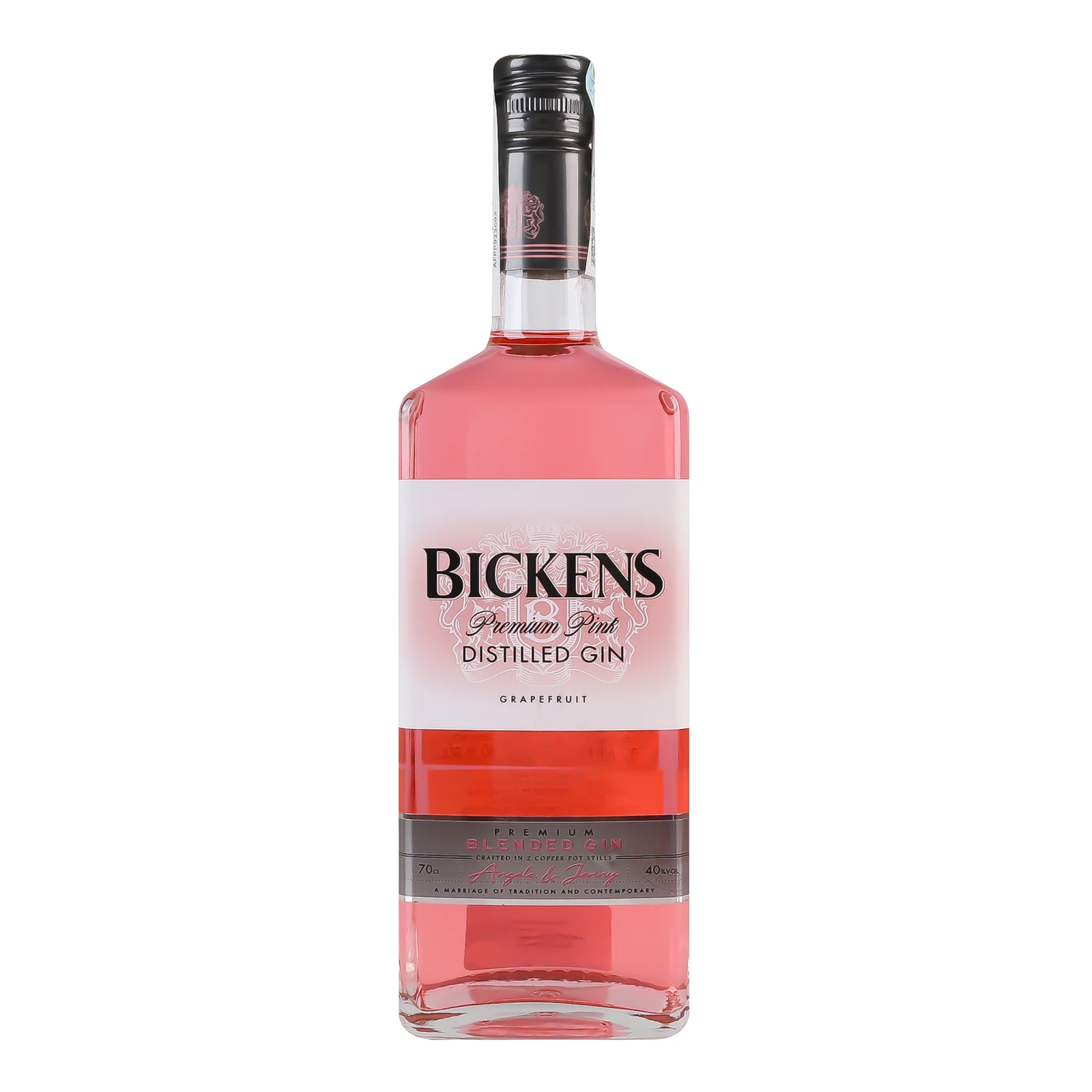 Джин Bickens Premium Pink Grapefruit 40% 0.7л Фото навігації №:1