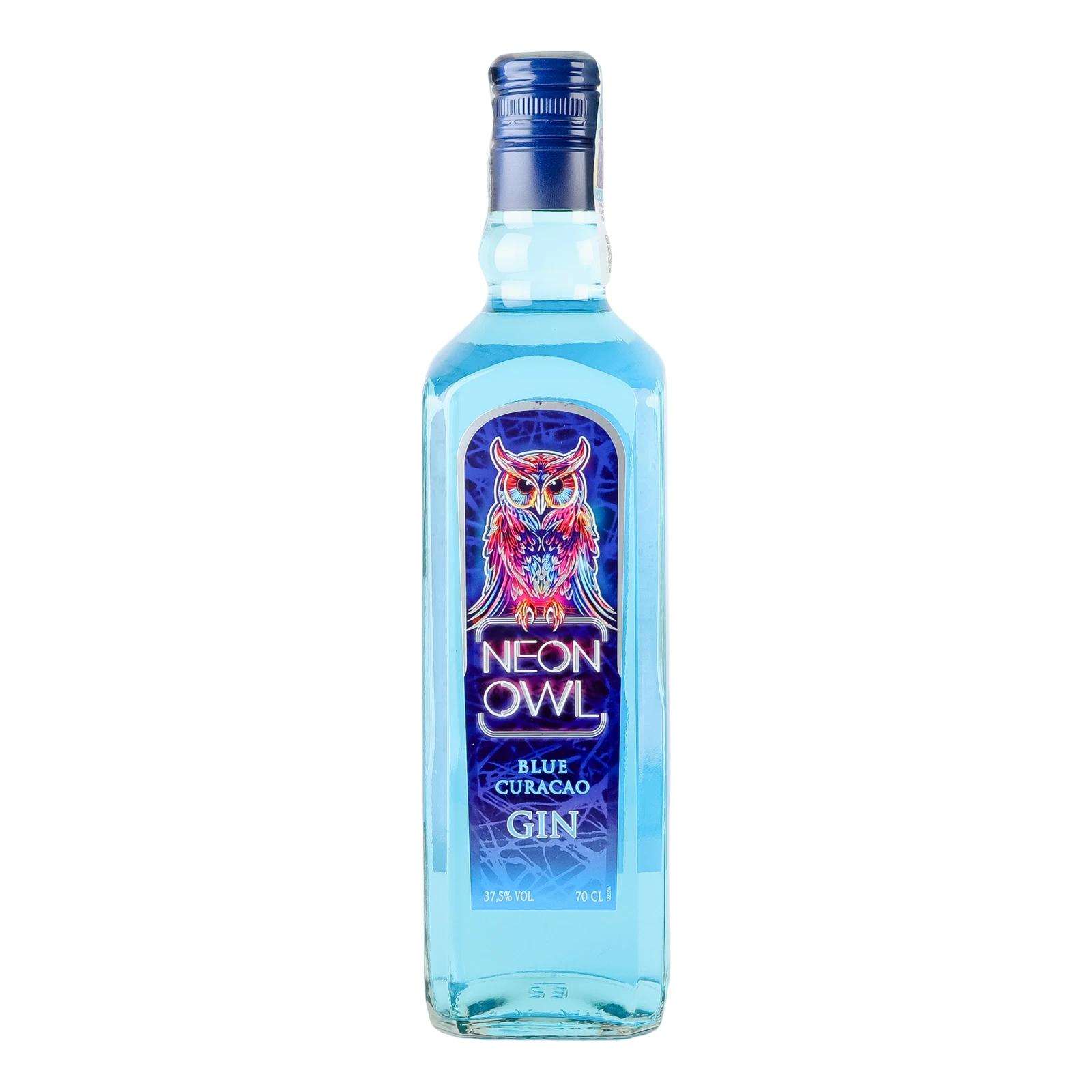 Джин Neon Owl Blue curacao 37.5% 0.7л Фото №:1